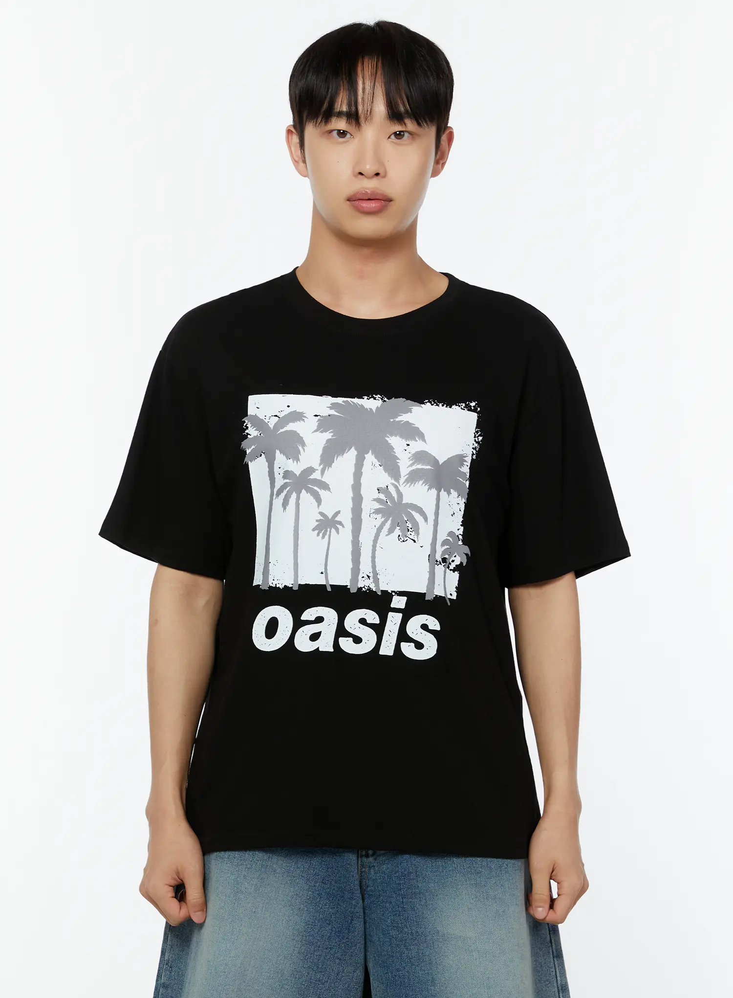 Men's Oasis Palm Graphic Tee IU515 - Image 8