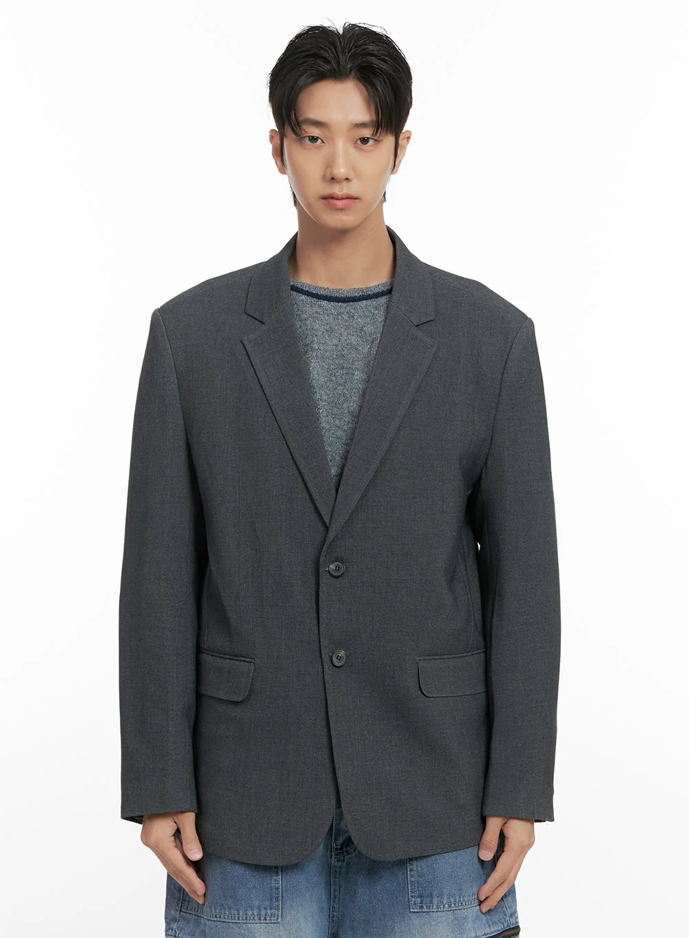 Men's Oversized Blazer ID406 - Image 13