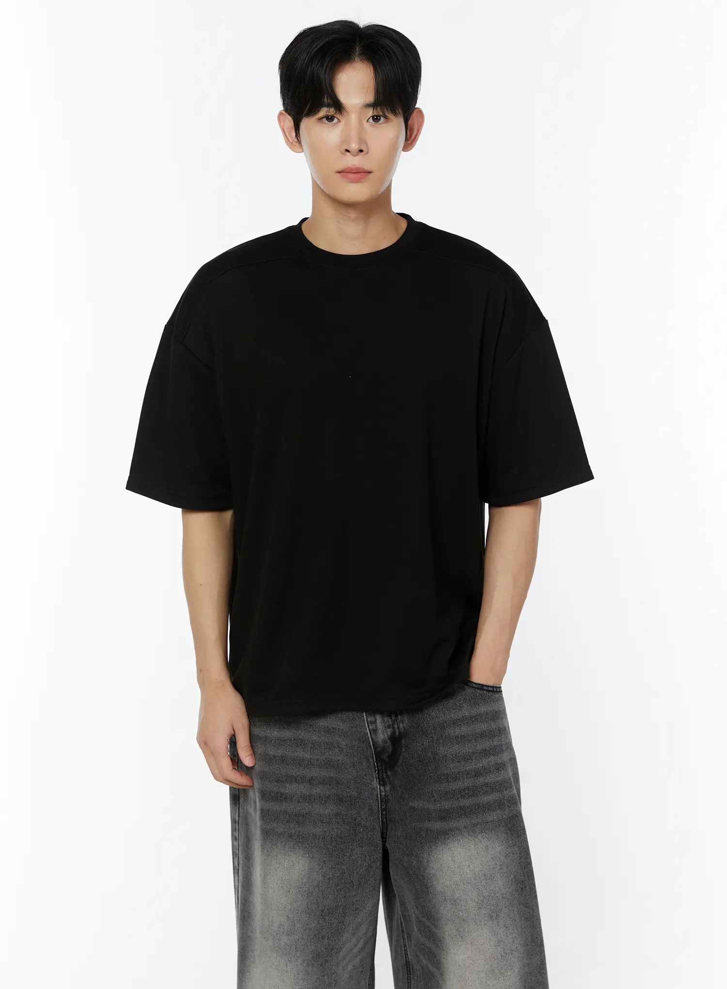 Men's Oversized Seamline T-Shirt IU504 - Image 3
