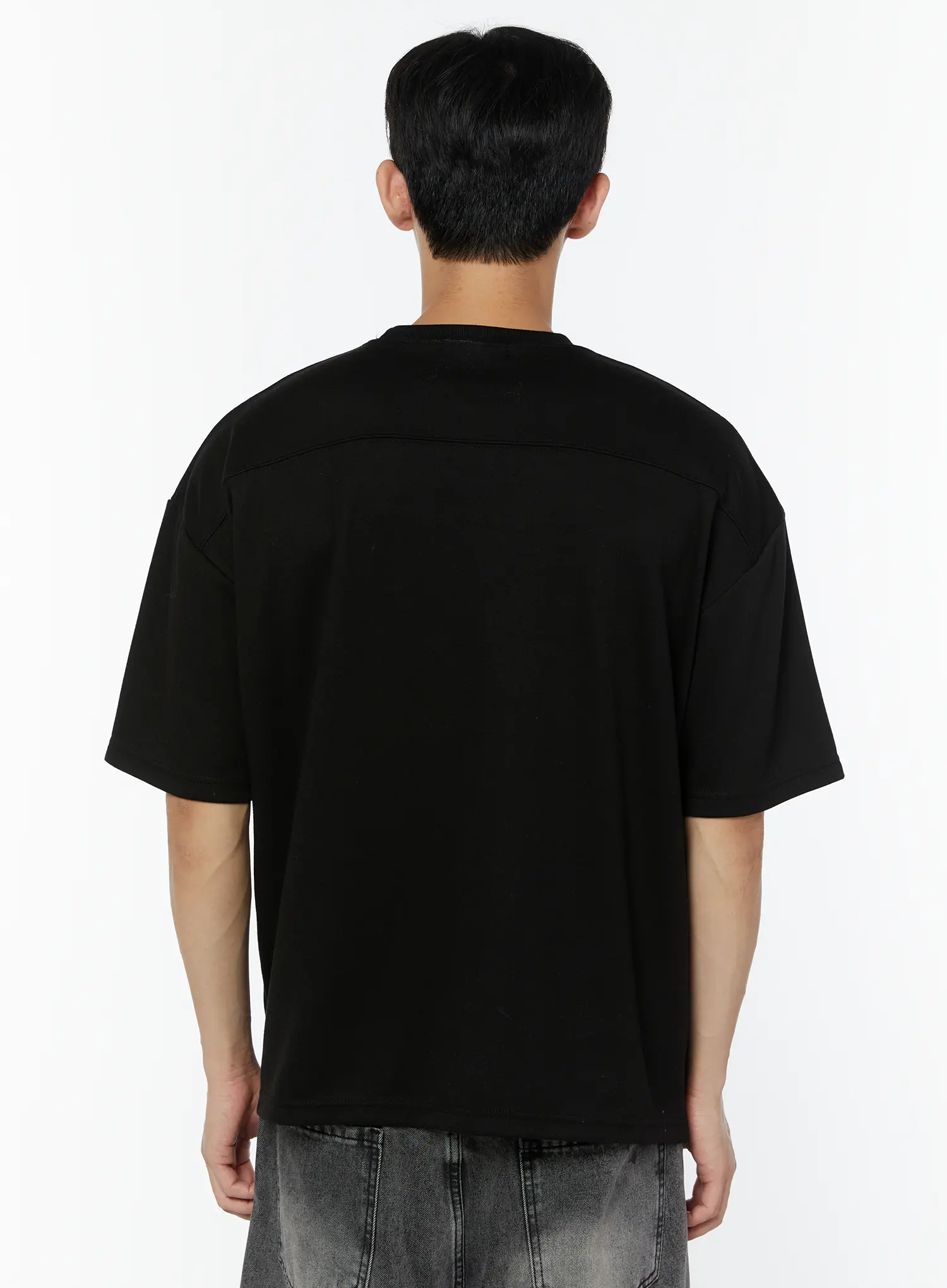 Men's Oversized Seamline T-Shirt IU504 - Image 6