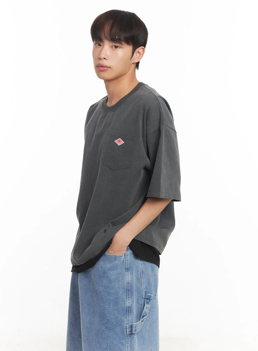 Men's Oversized Washed T-Shirt IA521