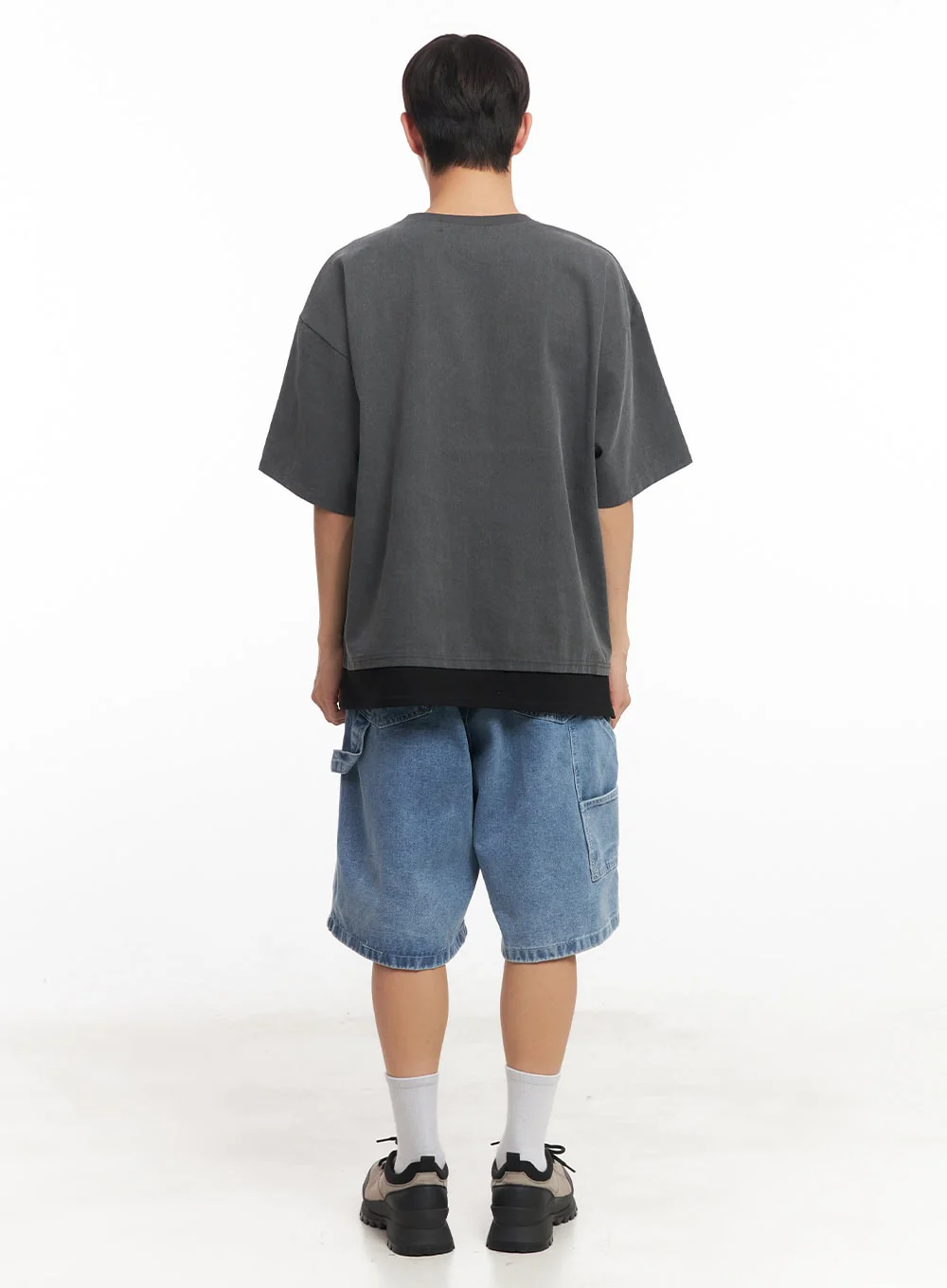 Men's Oversized Washed T-Shirt IA521 - Image 10