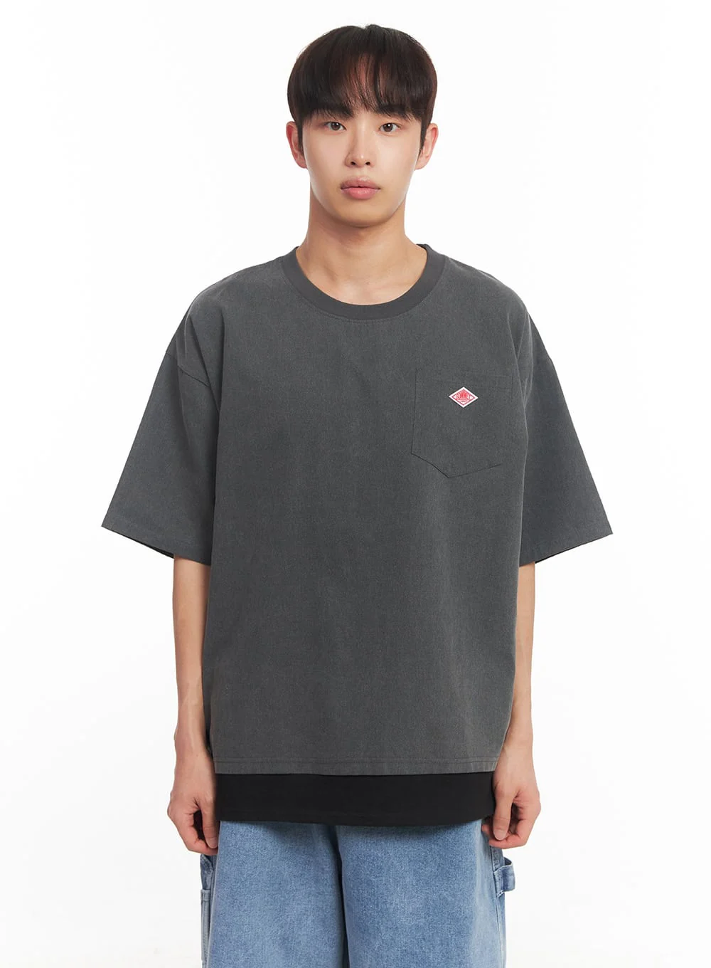 Men's Oversized Washed T-Shirt IA521 - Image 12