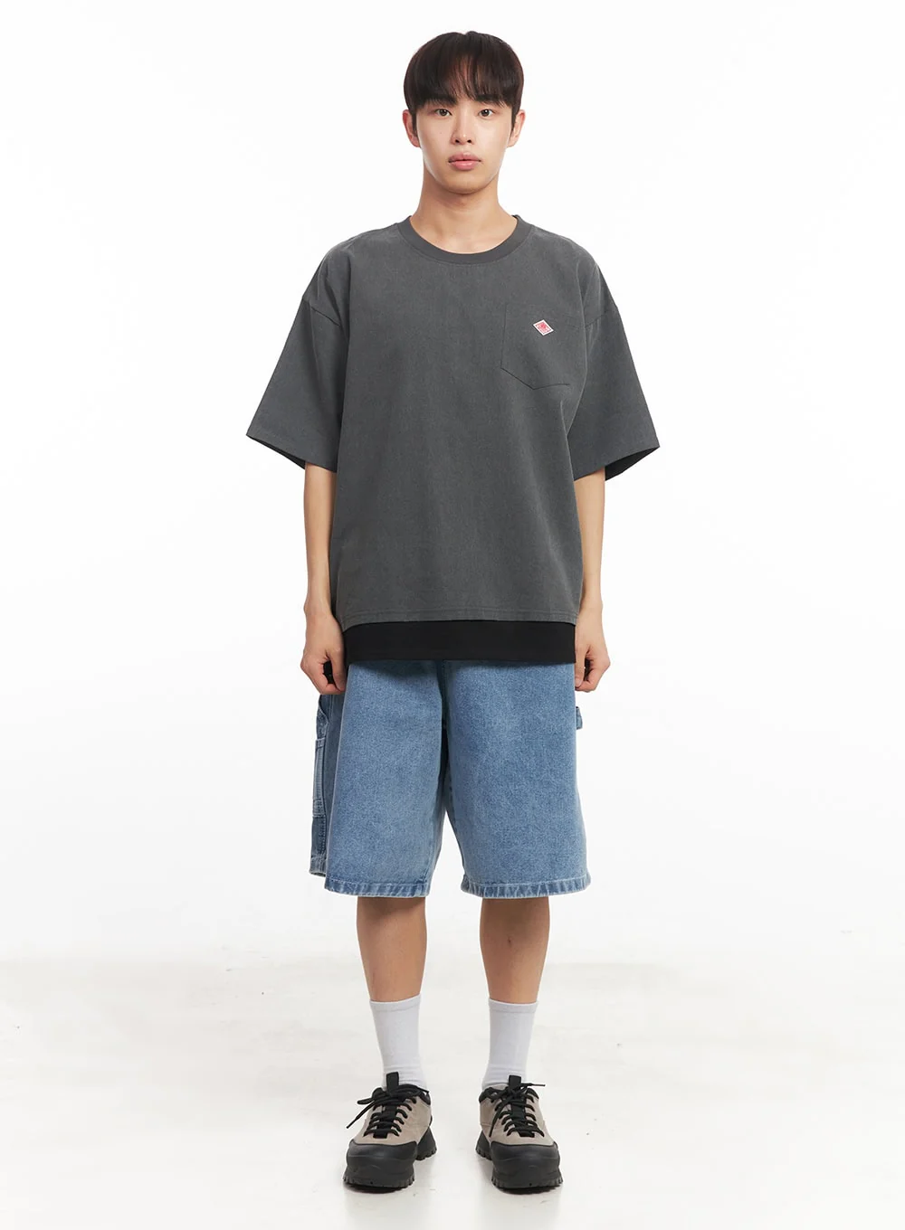Men's Oversized Washed T-Shirt IA521 - Image 8