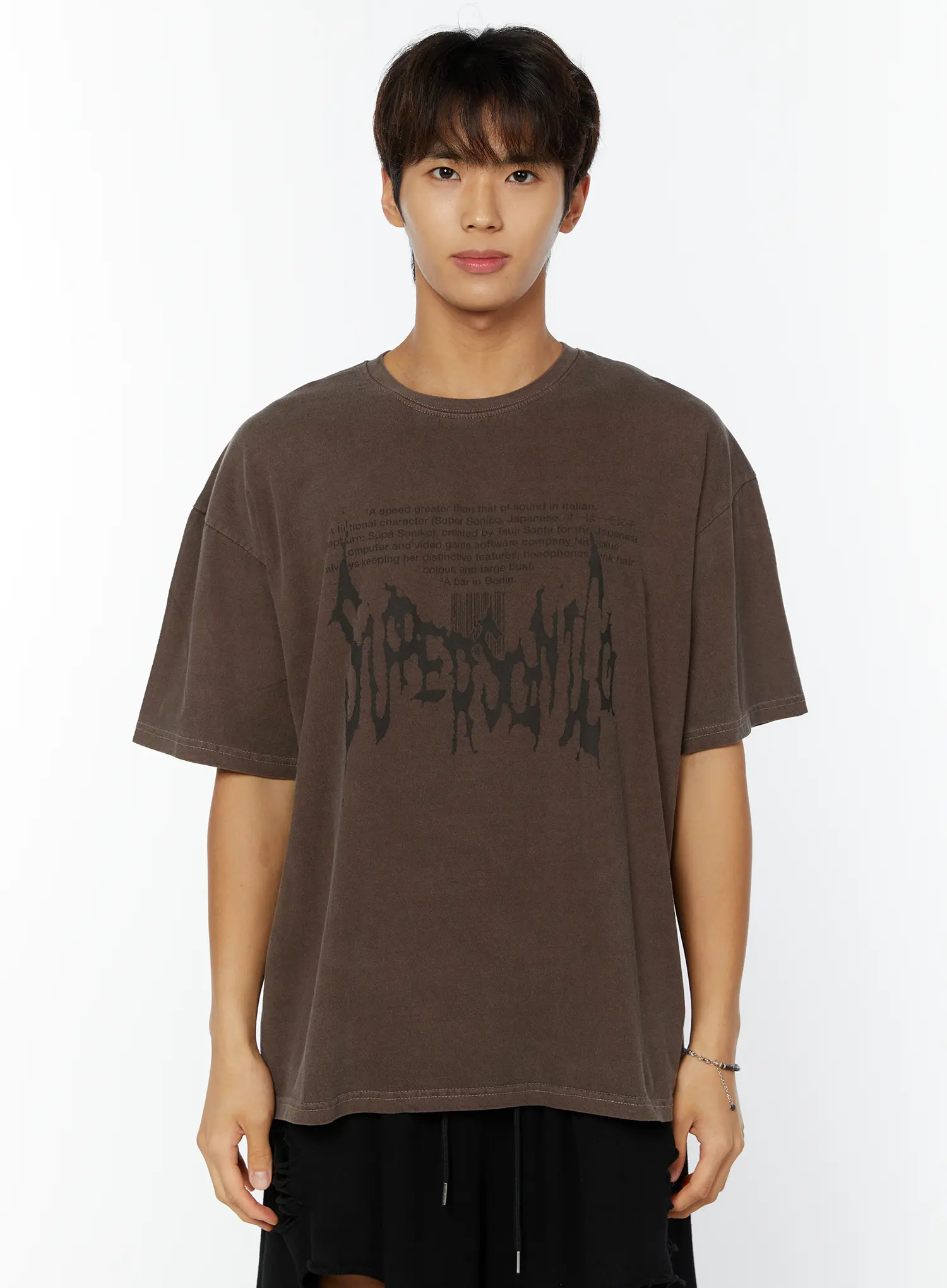 Men's Pigment Dyed Graphic Tee IY514 - Image 12
