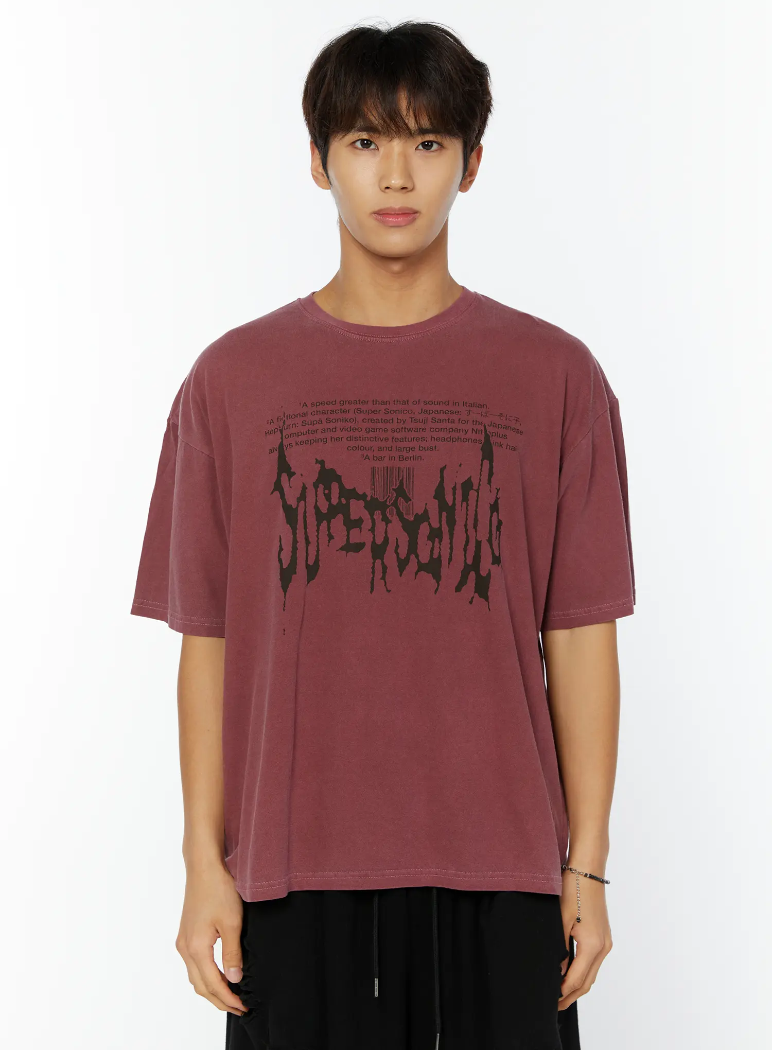 Men's Pigment Dyed Graphic Tee IY514 - Image 13