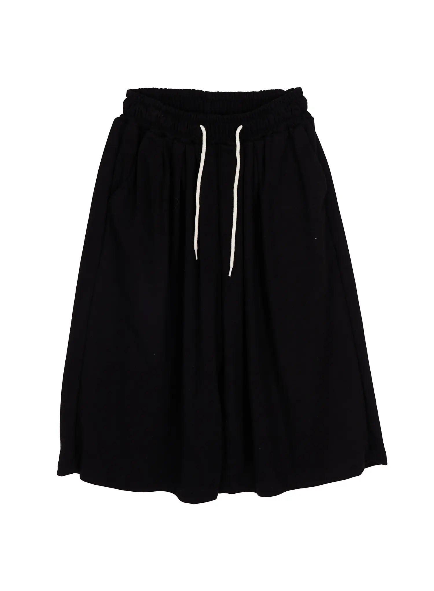 Men's Pintuck Bermuda Shorts (Black) IU508 - Image 7