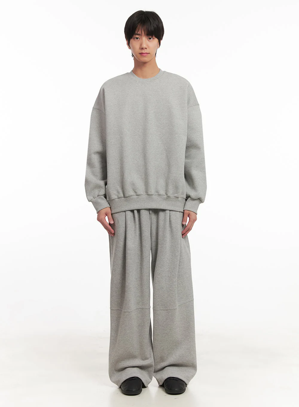 Men's Pintuck Wide-Leg Sweatpants IA510 - Image 6