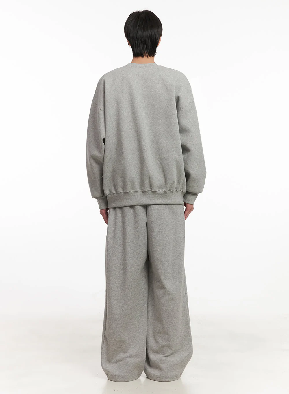 Men's Pintuck Wide-Leg Sweatpants IA510 - Image 8
