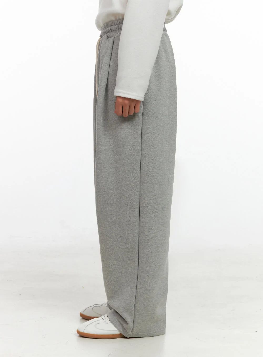 Men's Pintuck Wide-Leg Sweatpants IN426 - Image 4
