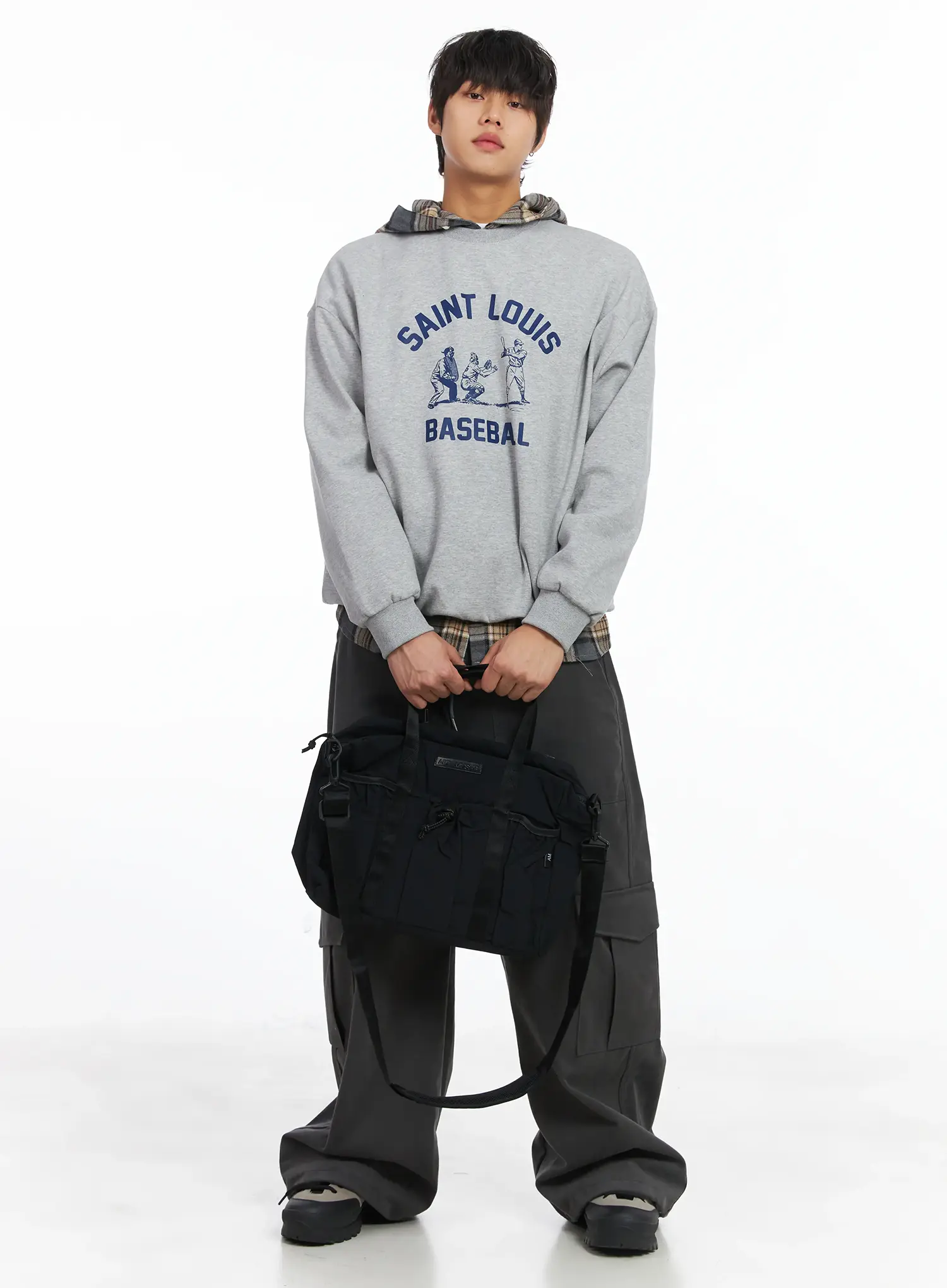 Men's Plaid Hooded Flannel IJ512 - Image 9