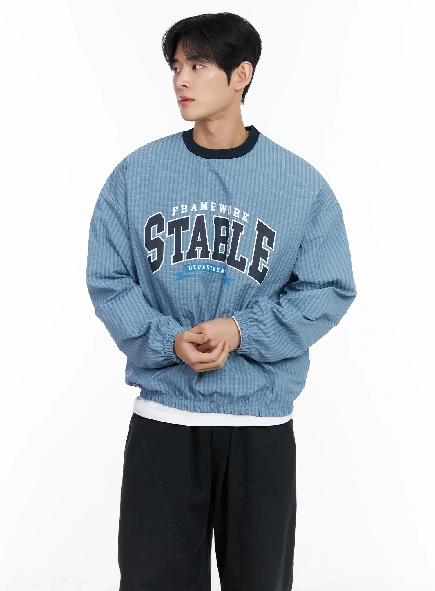 Men's Plaid Sweatshirt IM523