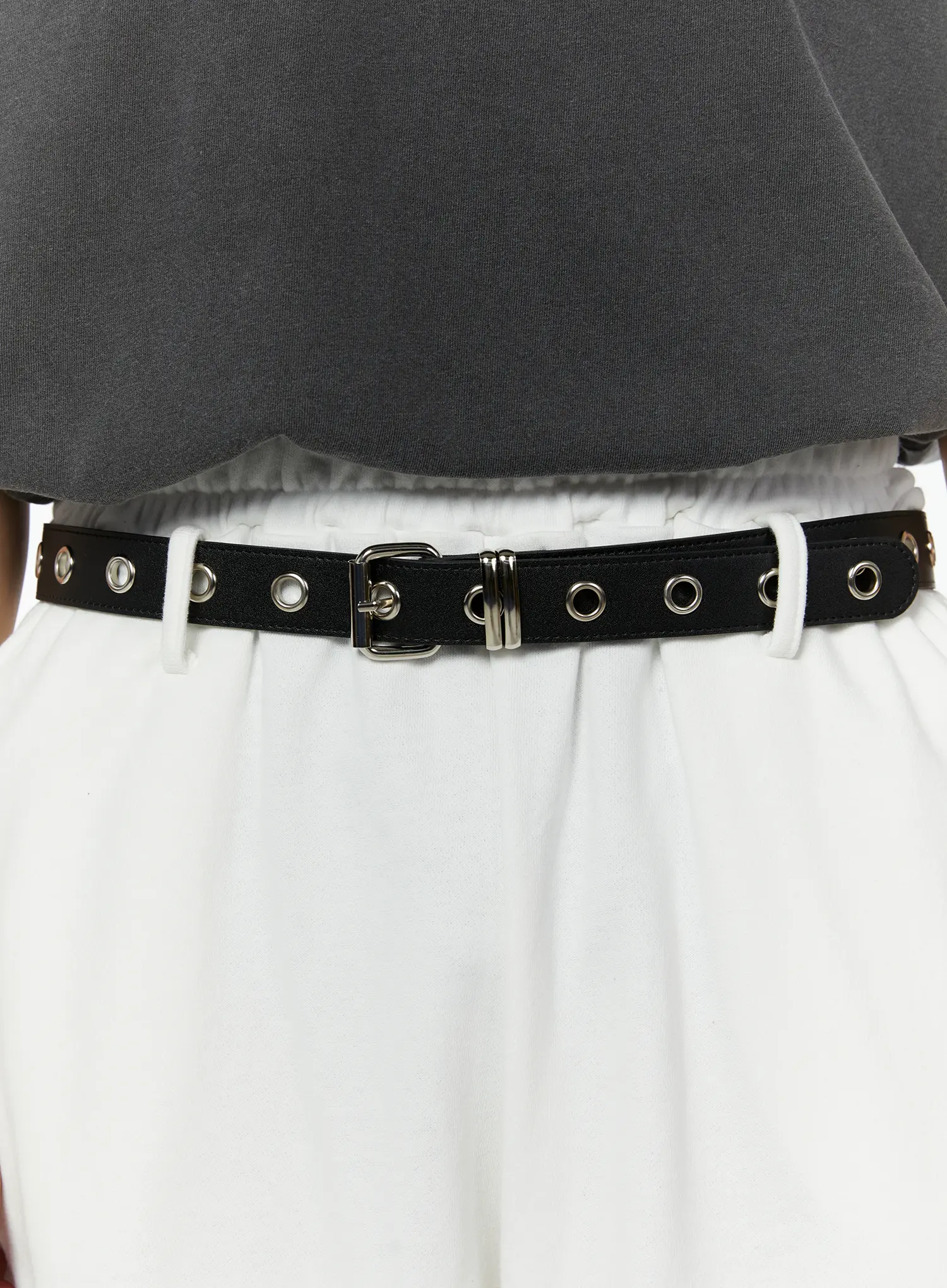Men's Relaxed Fit Belted Shorts IU515 - Image 4