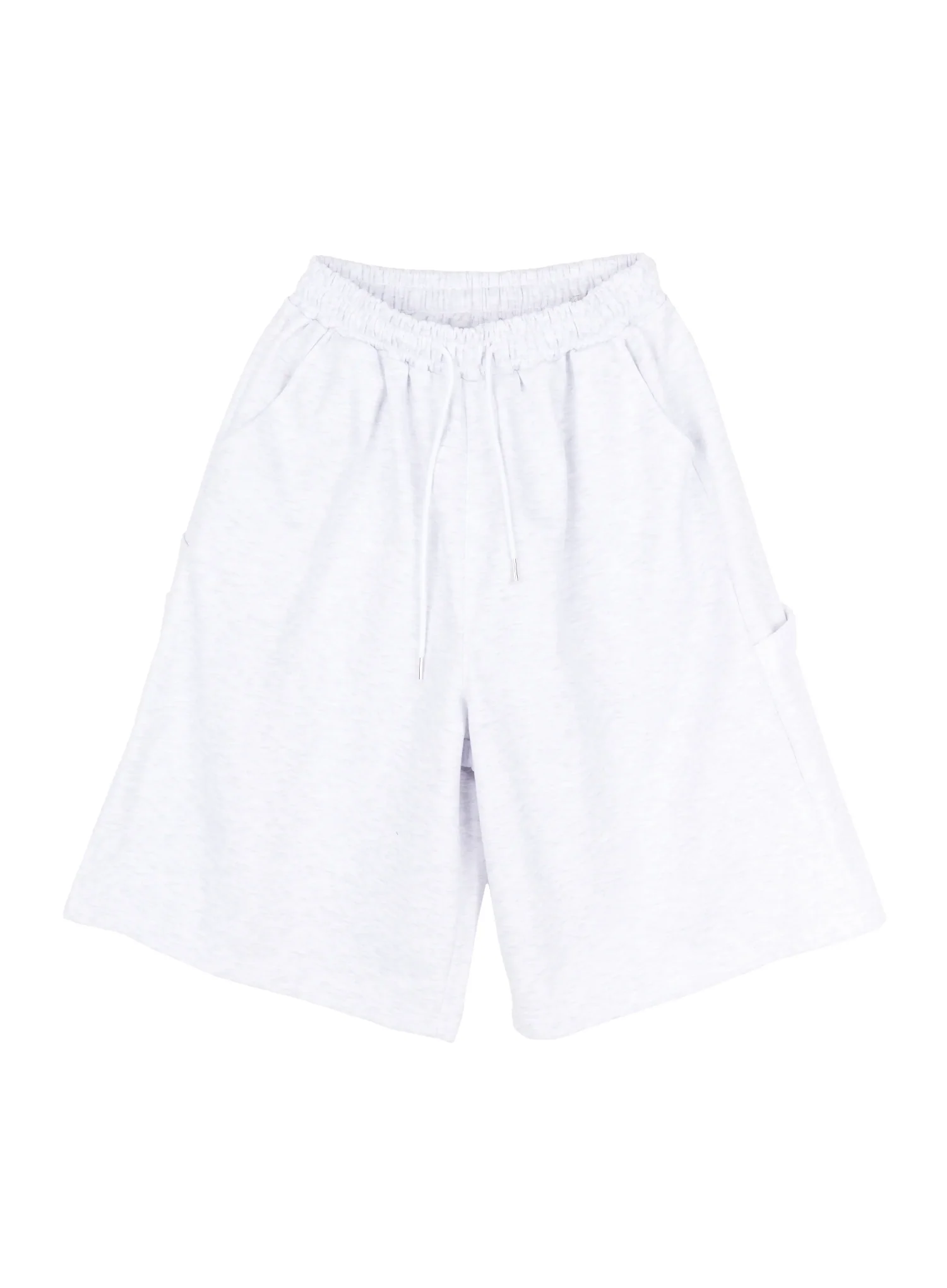 Men's Relaxed-Fit Bermuda Shorts (Light Gray) IY522 - Image 9
