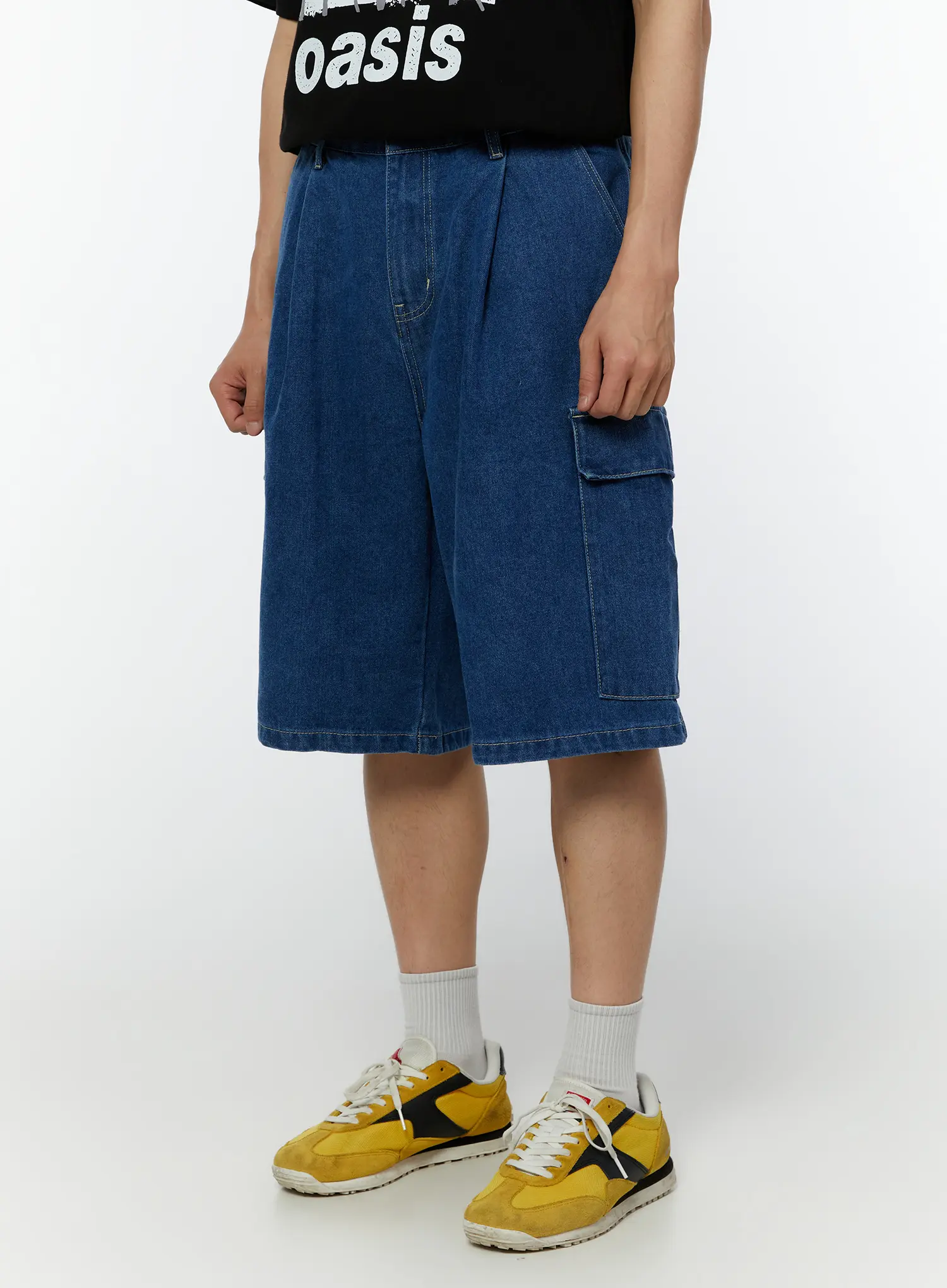 Men's Relaxed Fit Cargo Shorts IU515 - Image 2