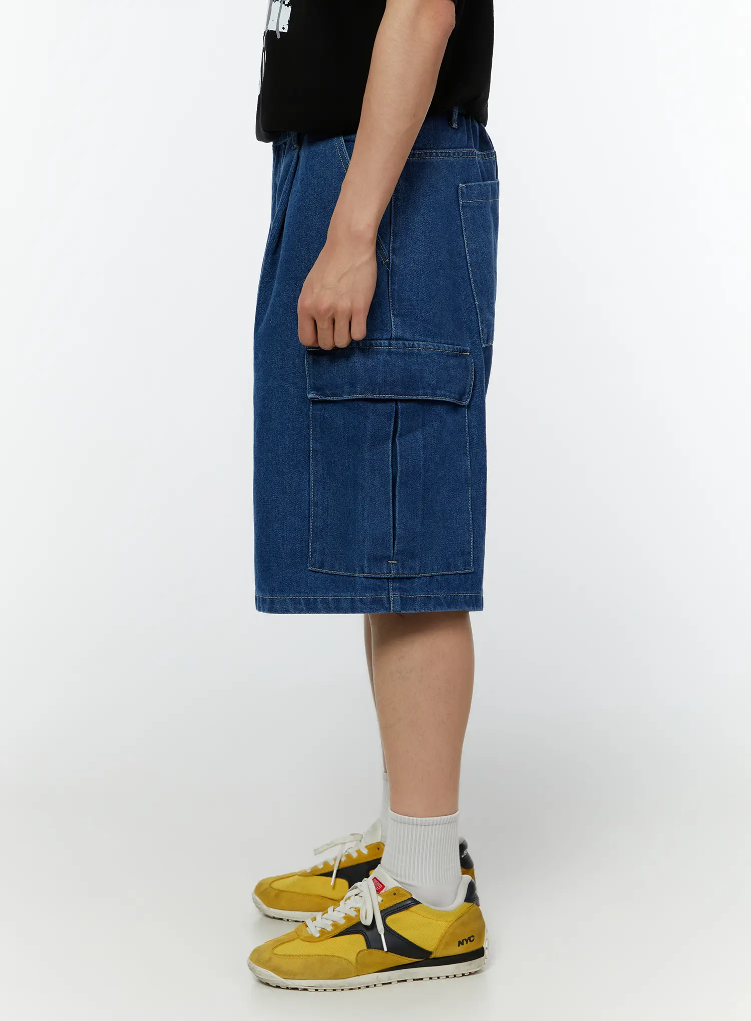 Men's Relaxed Fit Cargo Shorts IU515 - Image 3