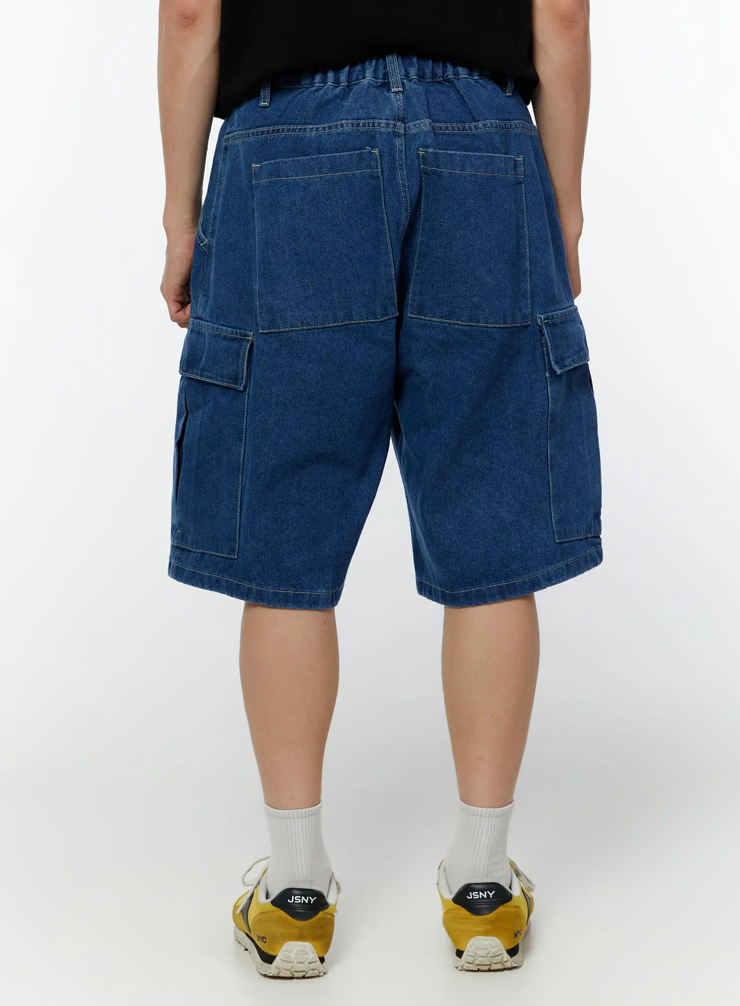 Men's Relaxed Fit Cargo Shorts IU515 - Image 4