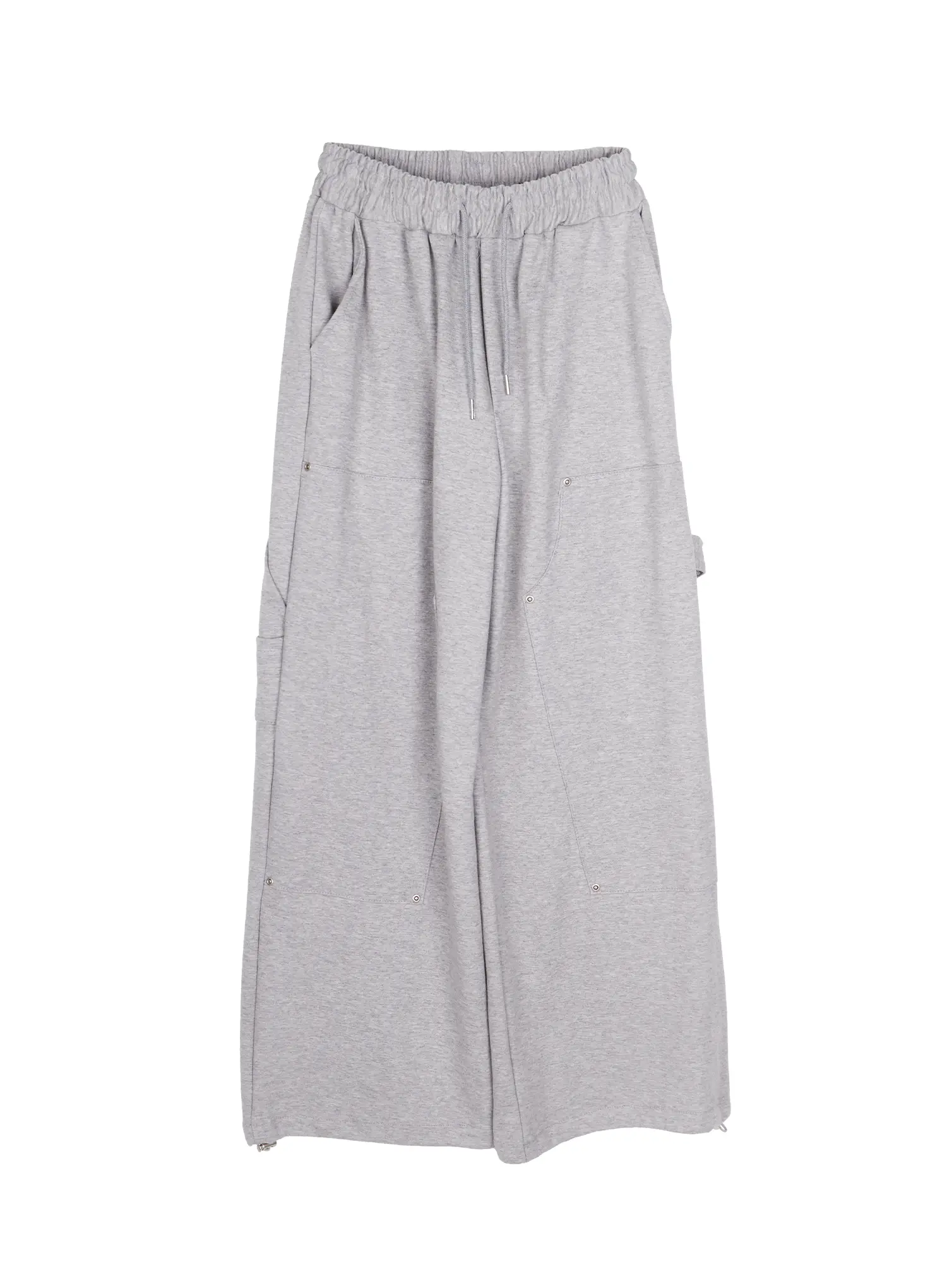 Men's Relaxed Fit Cargo Sweatpants (Gray) IU508 - Image 8