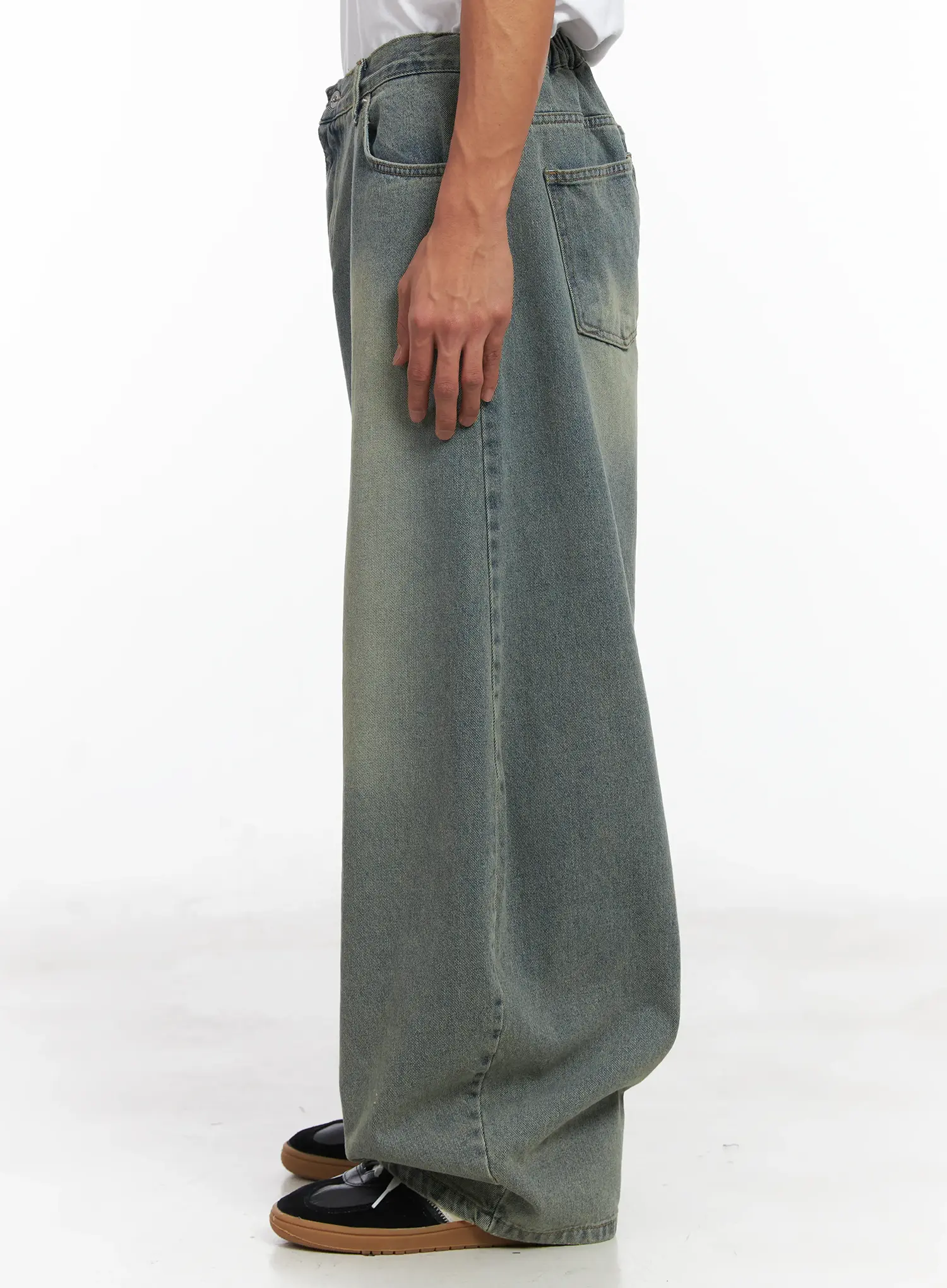 Men's Relaxed Fit Wide Jeans ID511 - Image 5