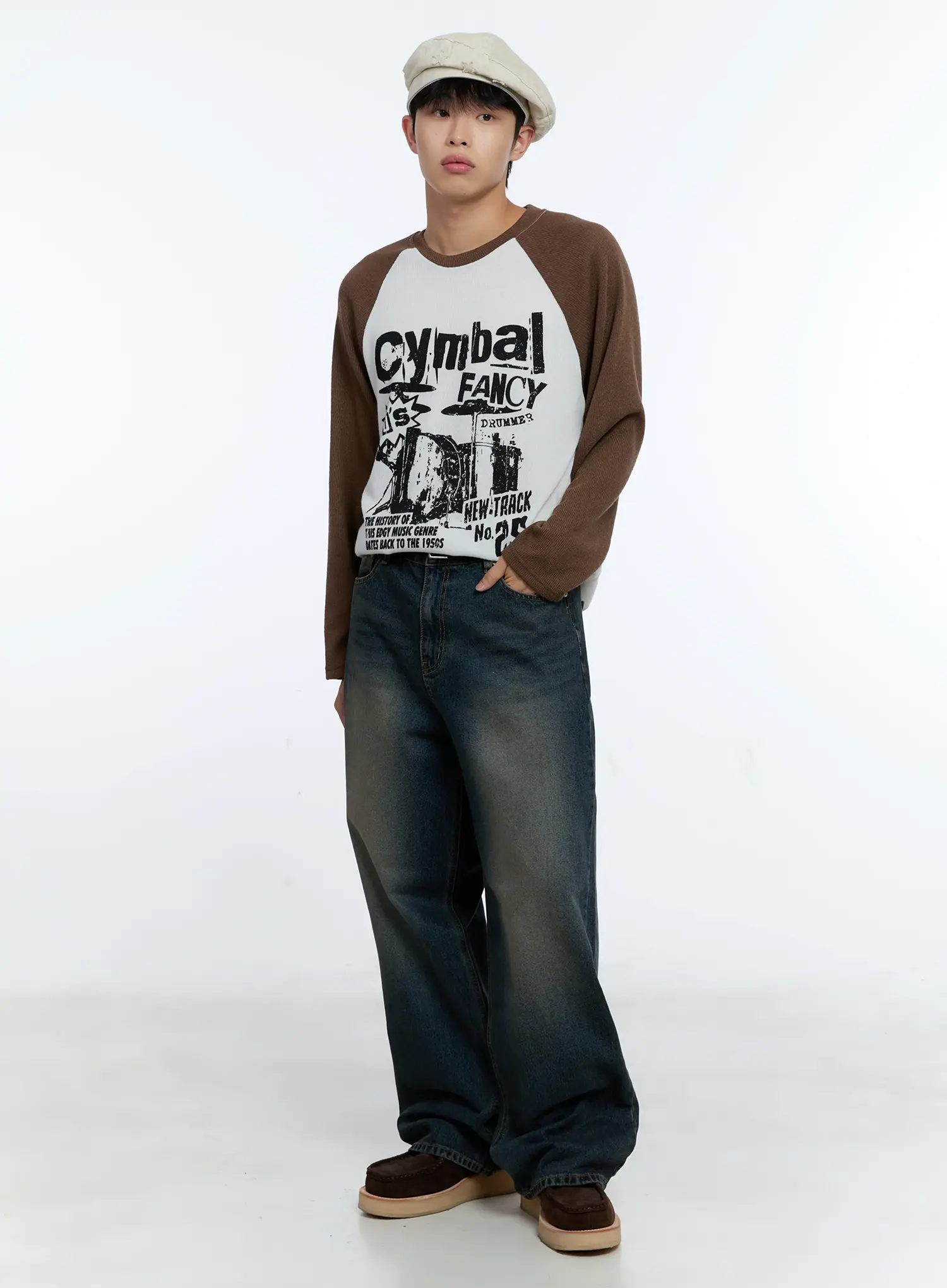Men's Retro Long Sleeve Shirt IG519 - Image 9