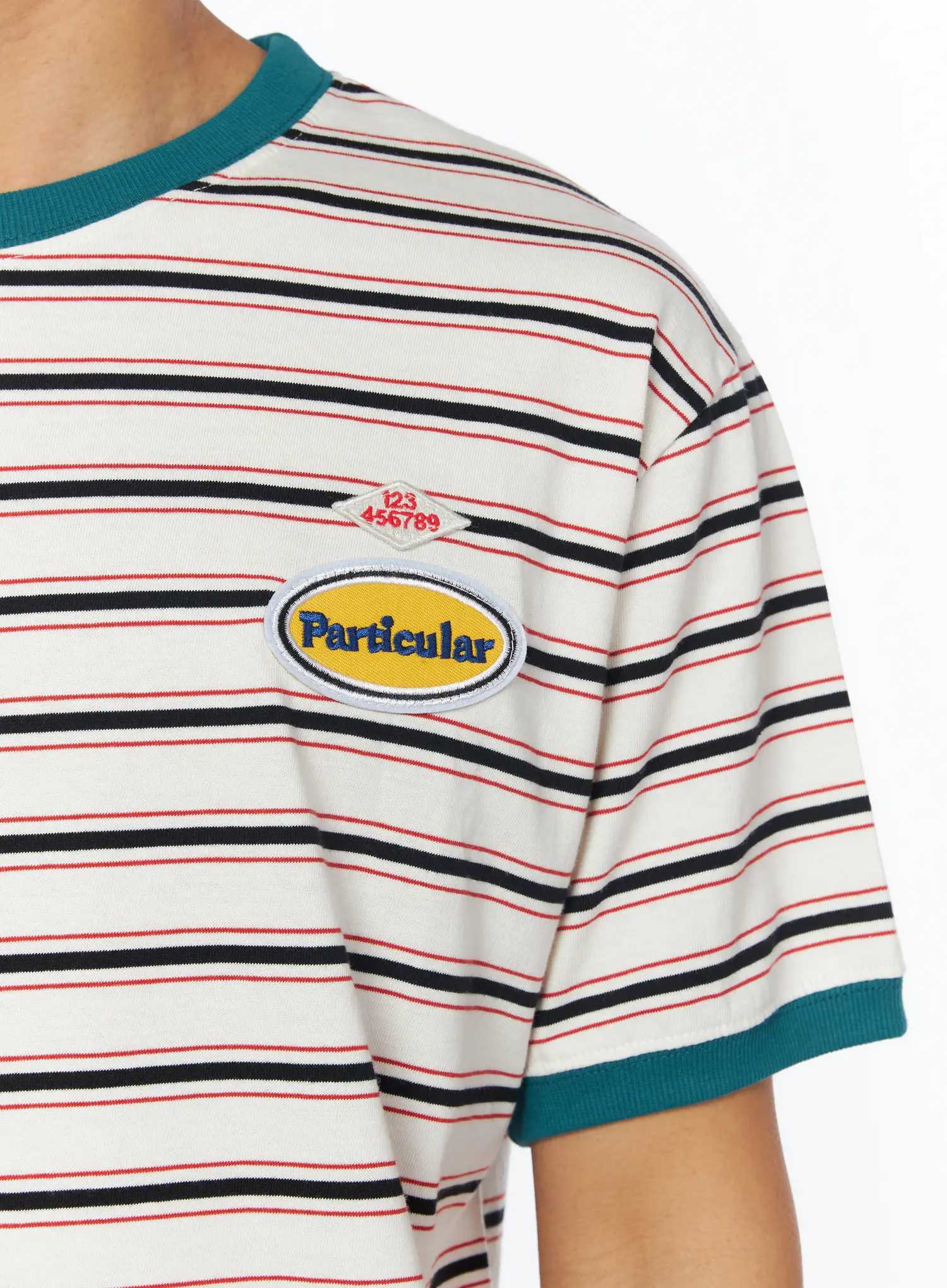Men's Retro Striped T-Shirt IU503 - Image 11