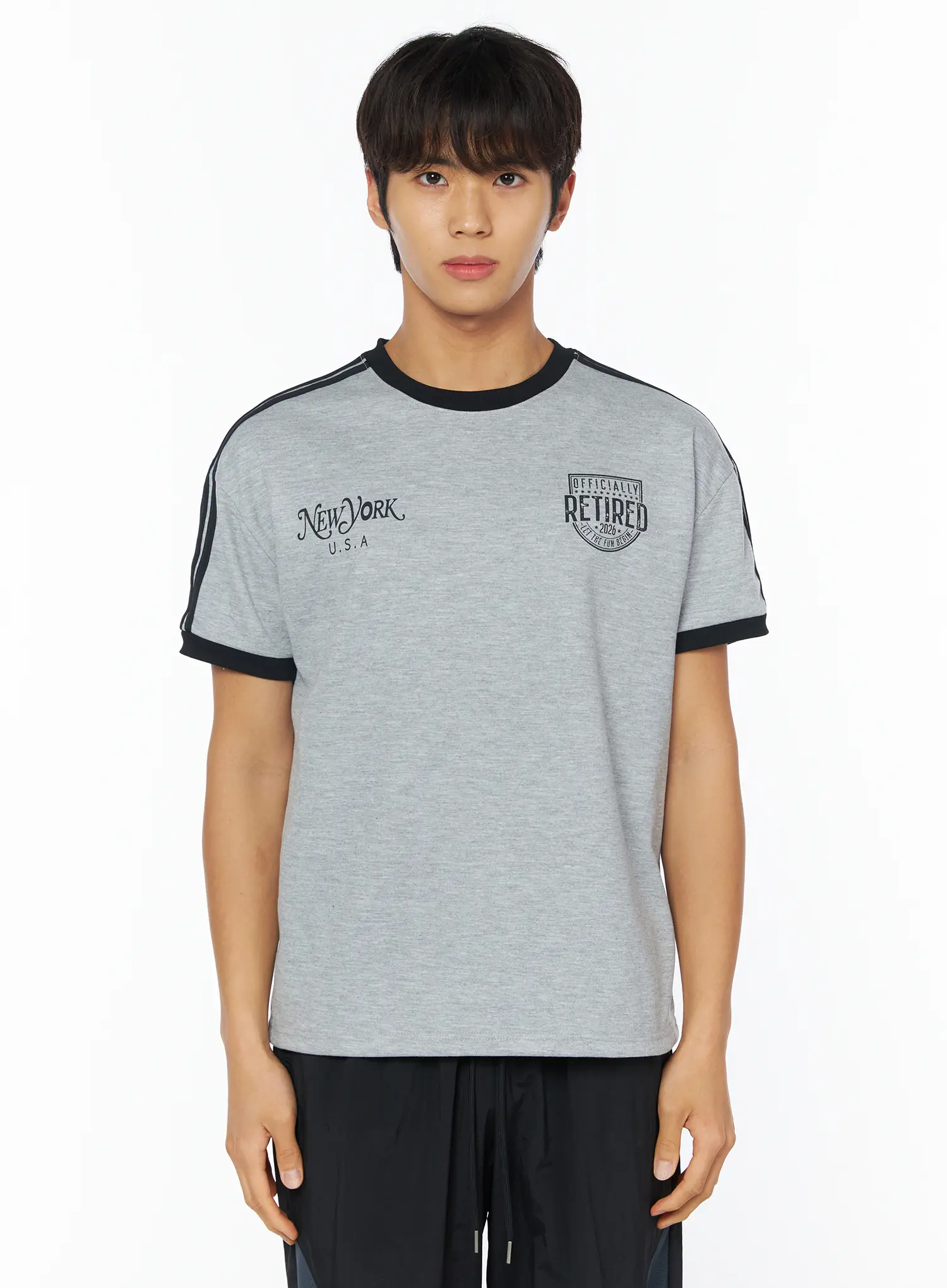 Men's Ringer Graphic T-Shirt IY529 - Image 10