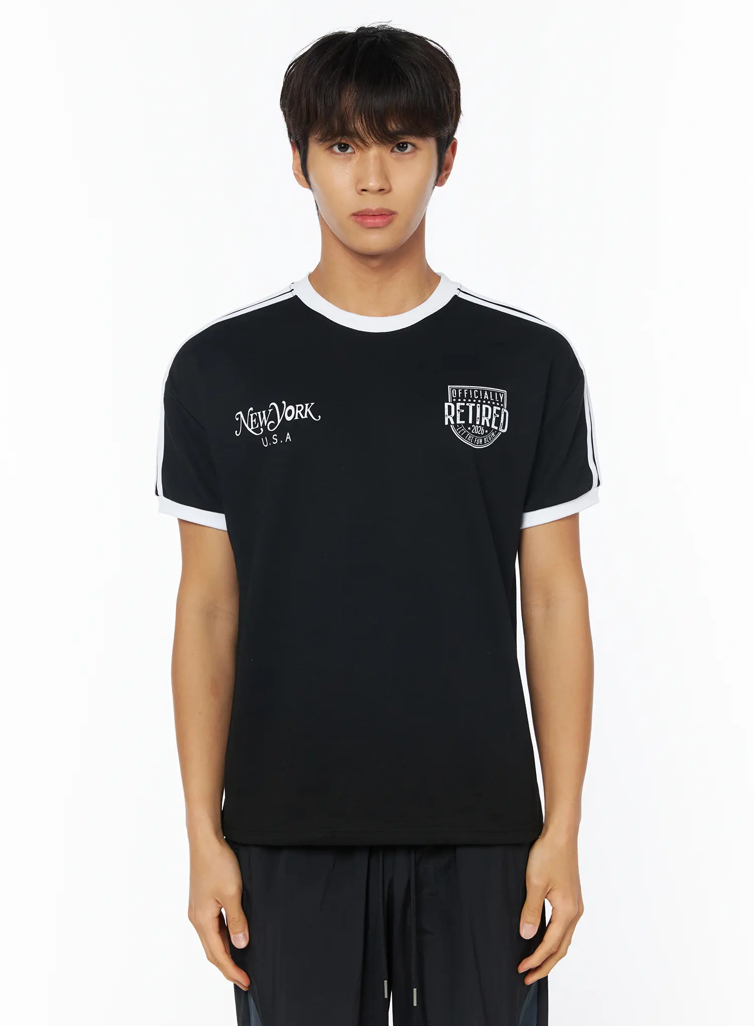 Men's Ringer Graphic T-Shirt IY529 - Image 12