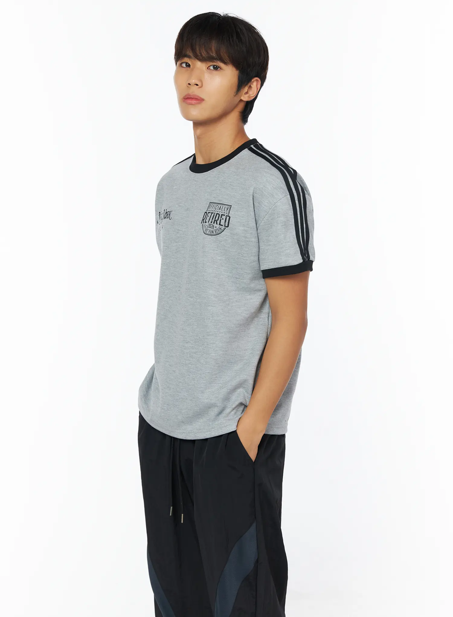 Men's Ringer Graphic T-Shirt IY529 - Image 2