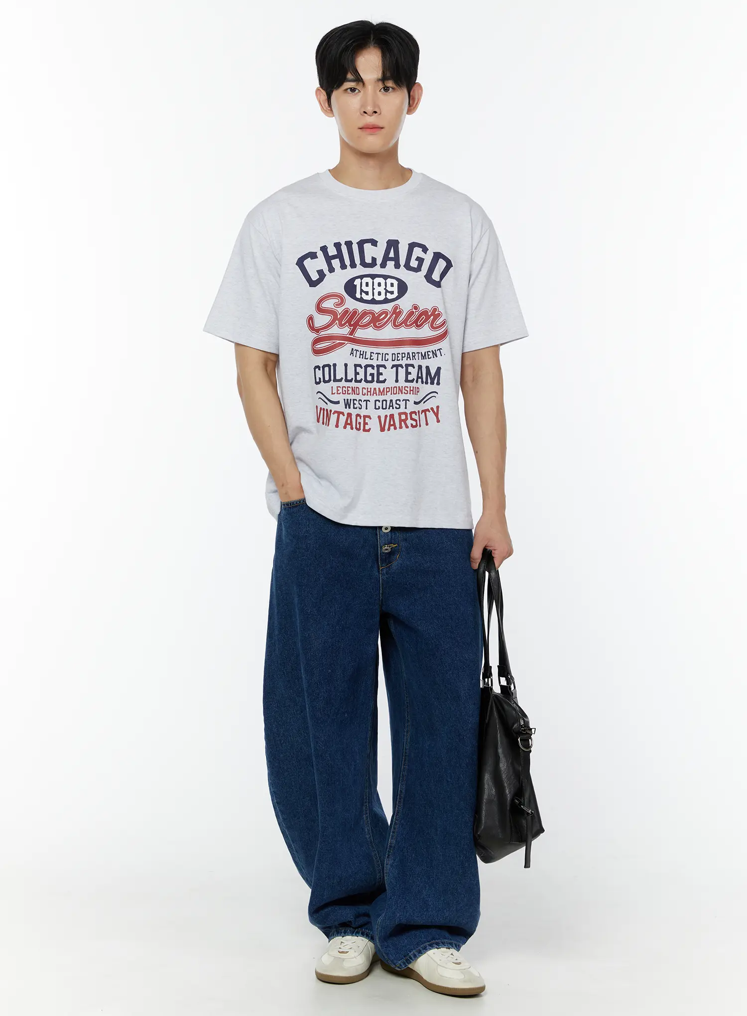 Men's Rohan Curved Fit Wide-Leg Jeans IU504 - Image 9