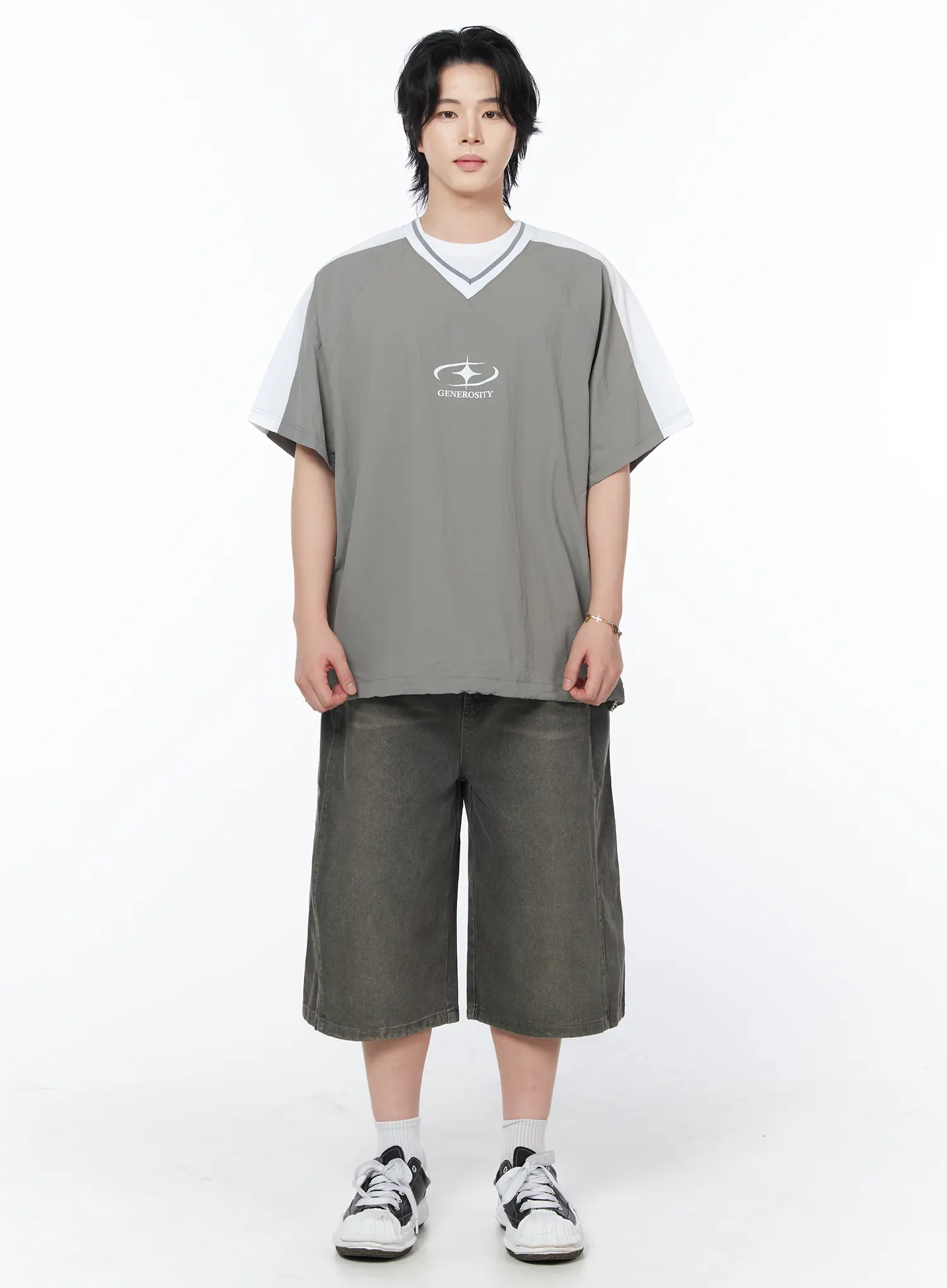 Men's Side Pintuck Bermuda Shorts IY519 - Image 4