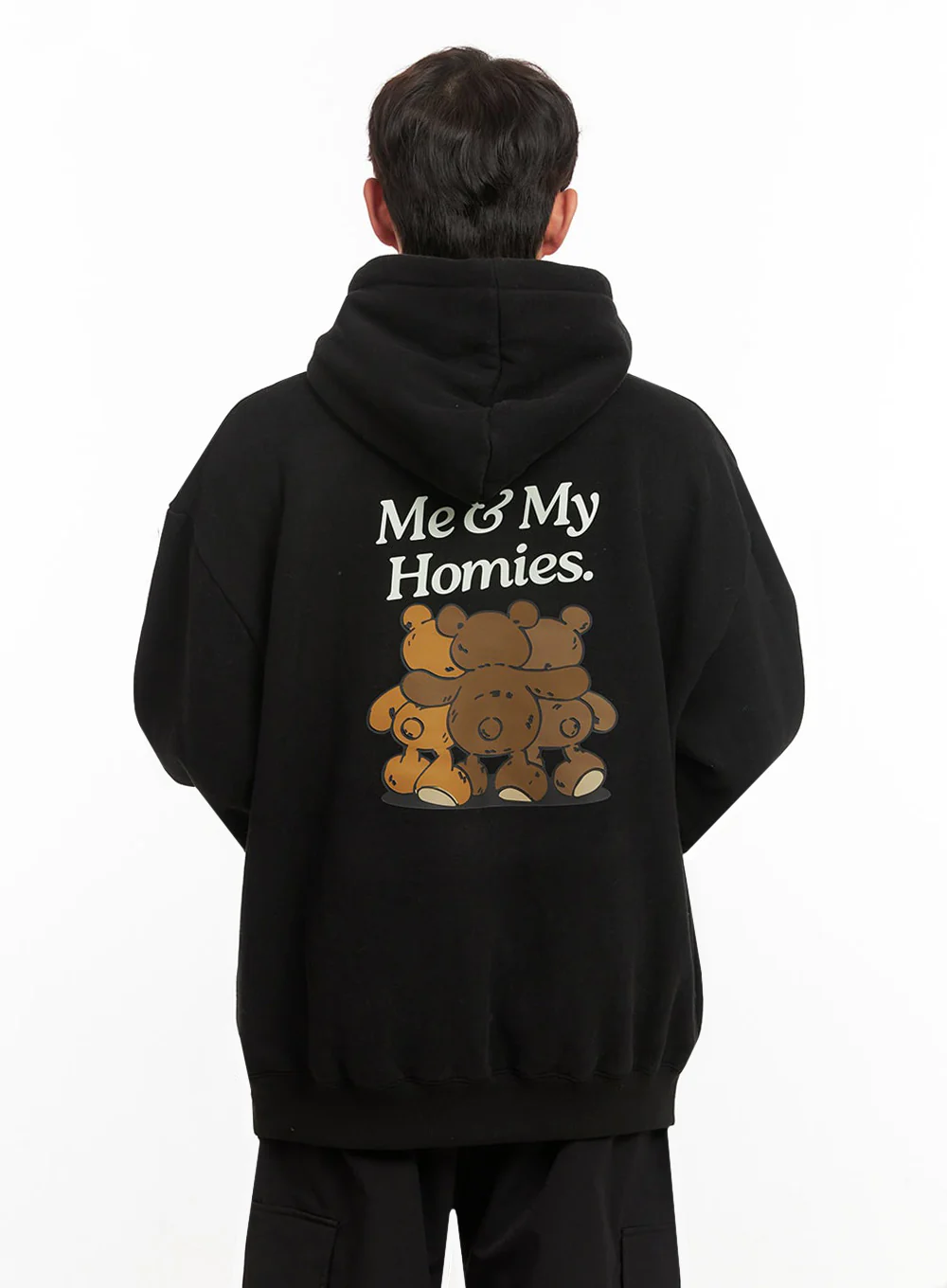 Men's Simple Oversized Hoodie ID431 - Image 2