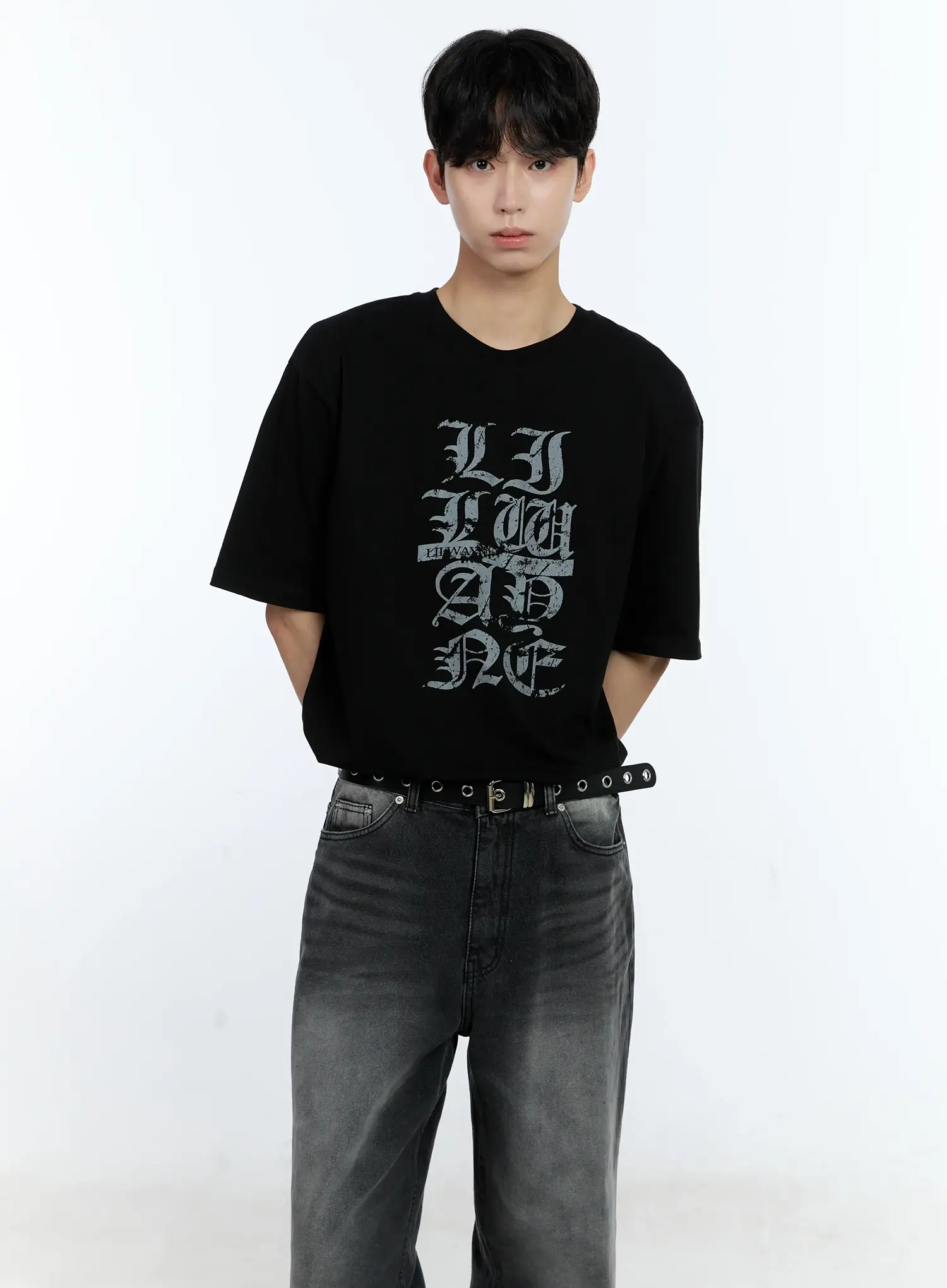 Men's Single-Eyelet Belt IL529 - Image 7