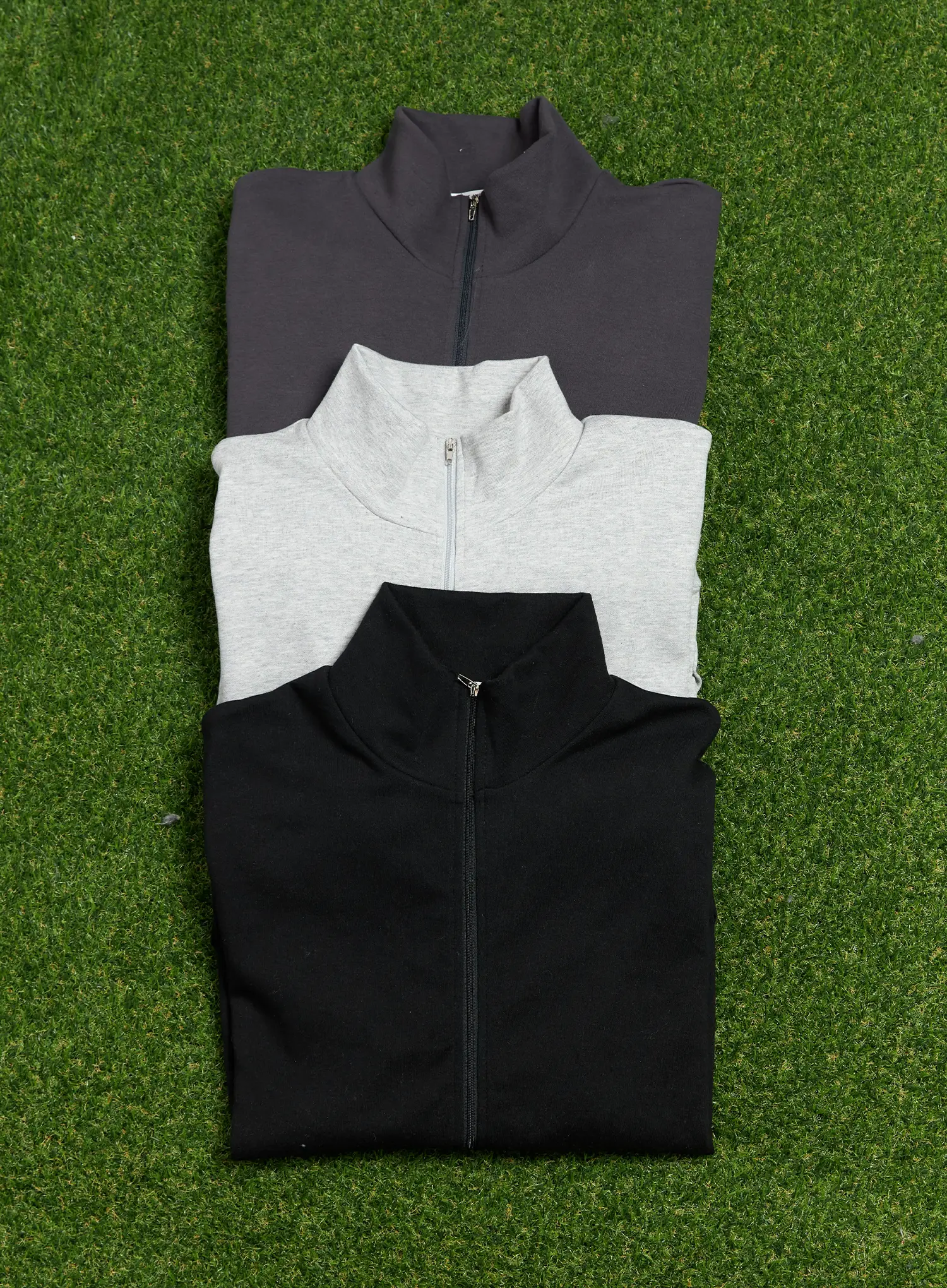 Men's Soft Basic Collared Zip-Up Jacket IF516