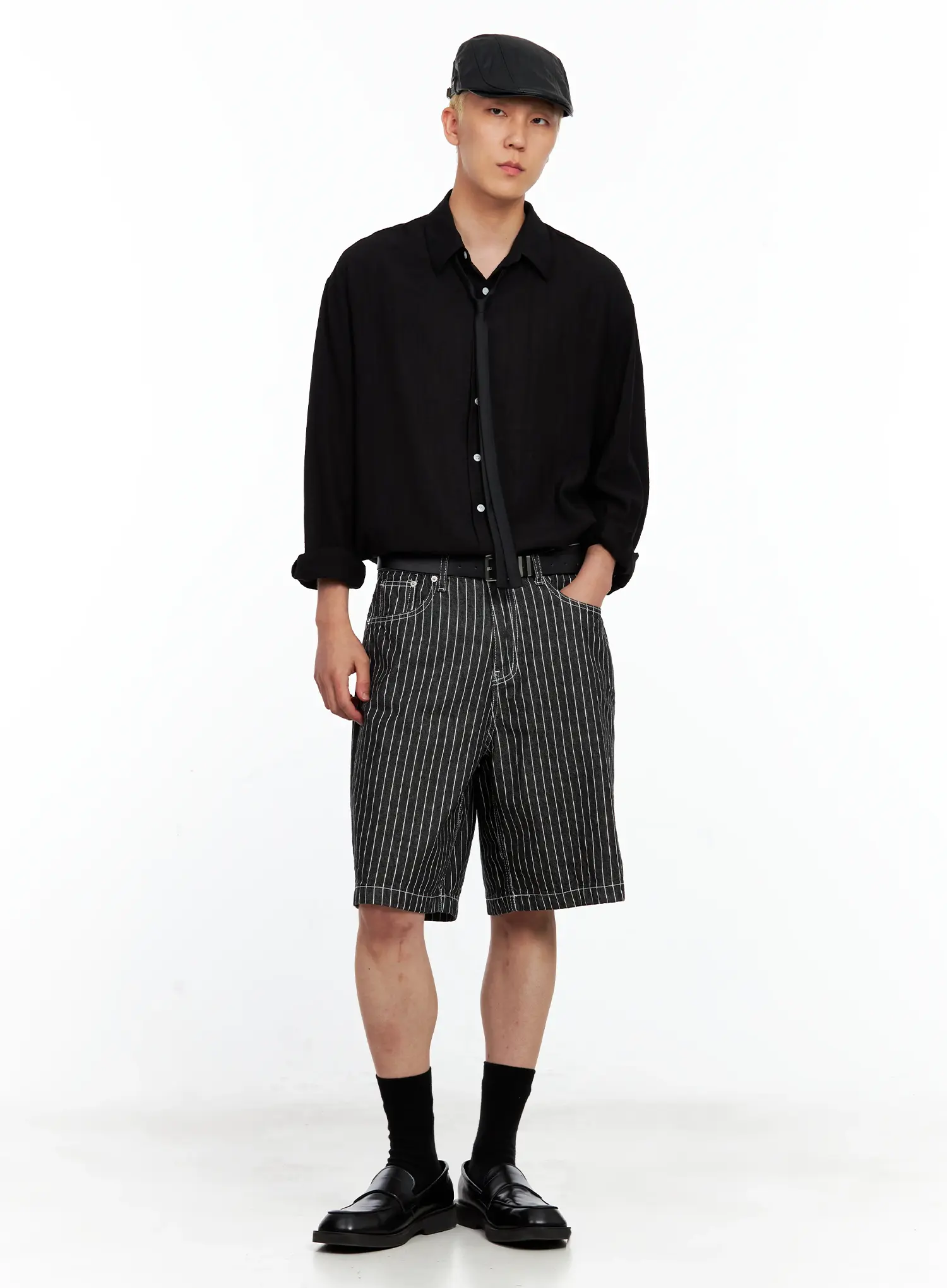 Men's Soft Linen Long-Sleeve Shirt IL514