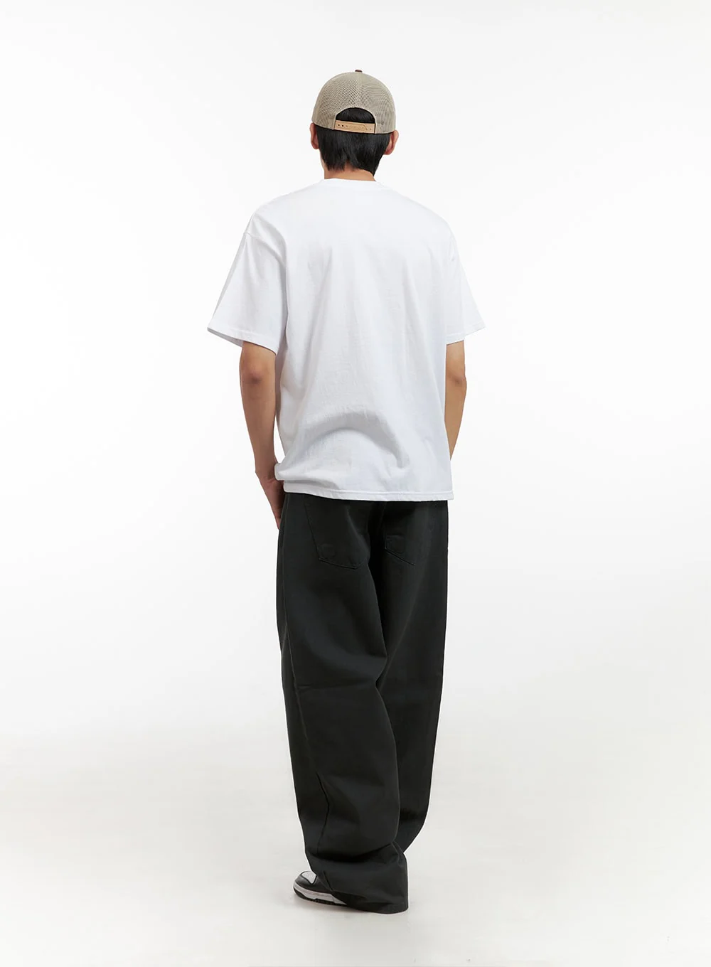 Men's Solid Cotton Baggy Pants IL404 - Image 7
