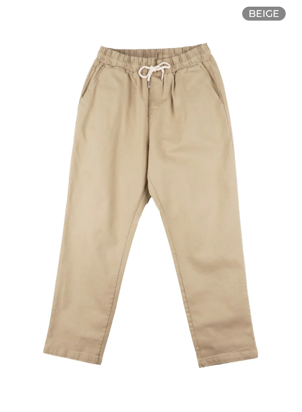 Men's Solid Cotton Straight Fit Pants IA401 - Image 10