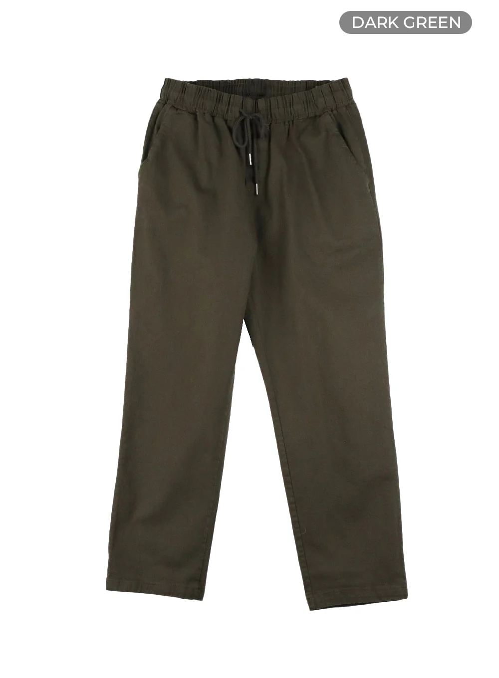 Men's Solid Cotton Straight Fit Pants IA401 - Image 9