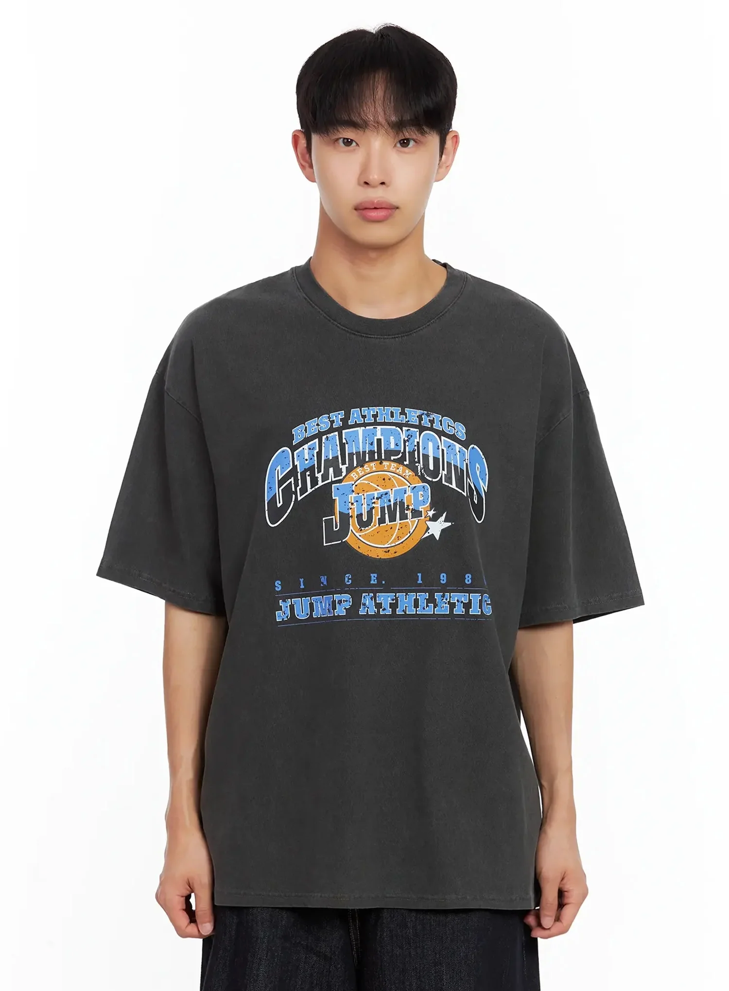 Men's Sporty Graphic T-Shirt IL516 - Image 19