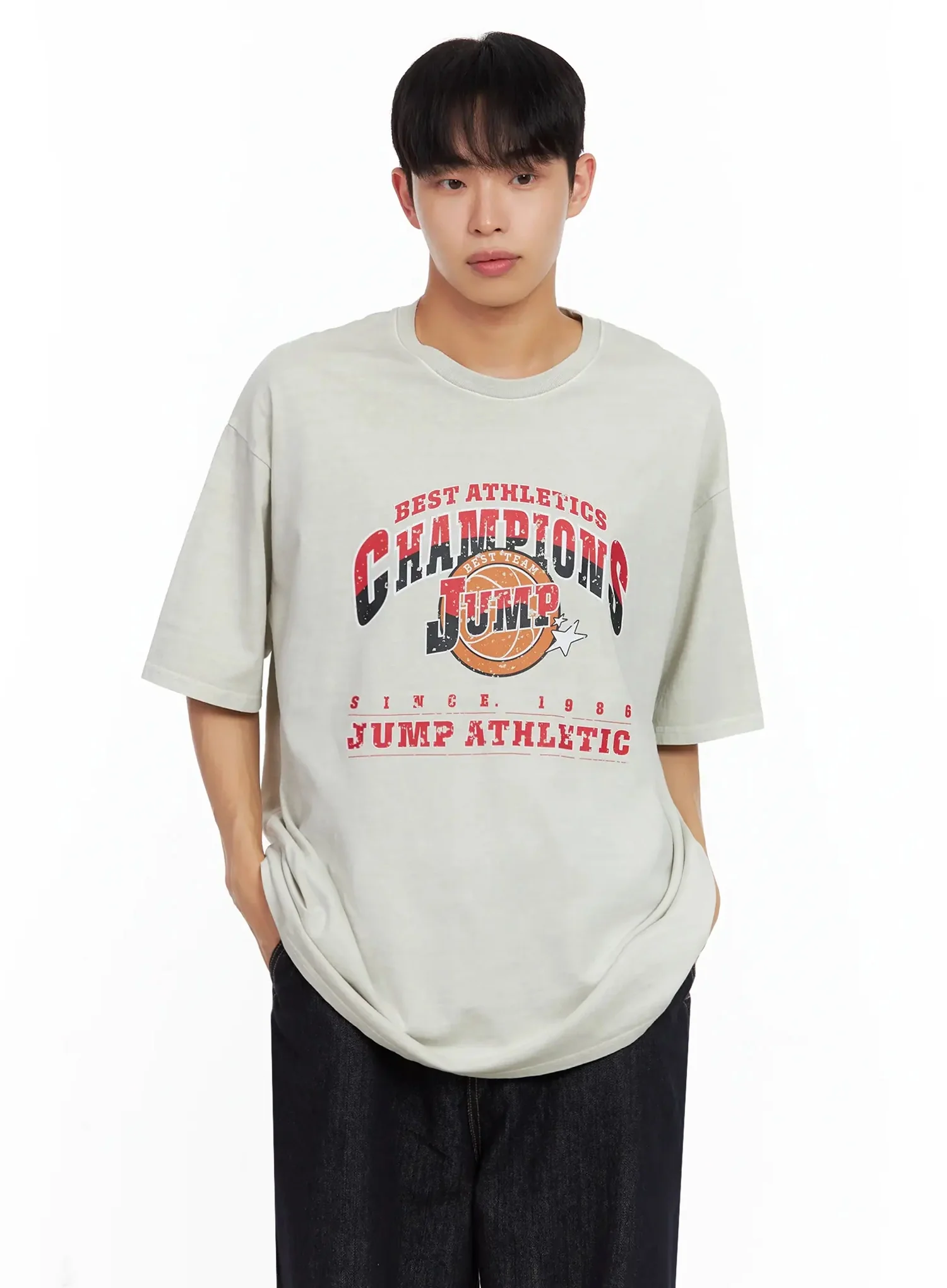 Men's Sporty Graphic T-Shirt IL516 - Image 2