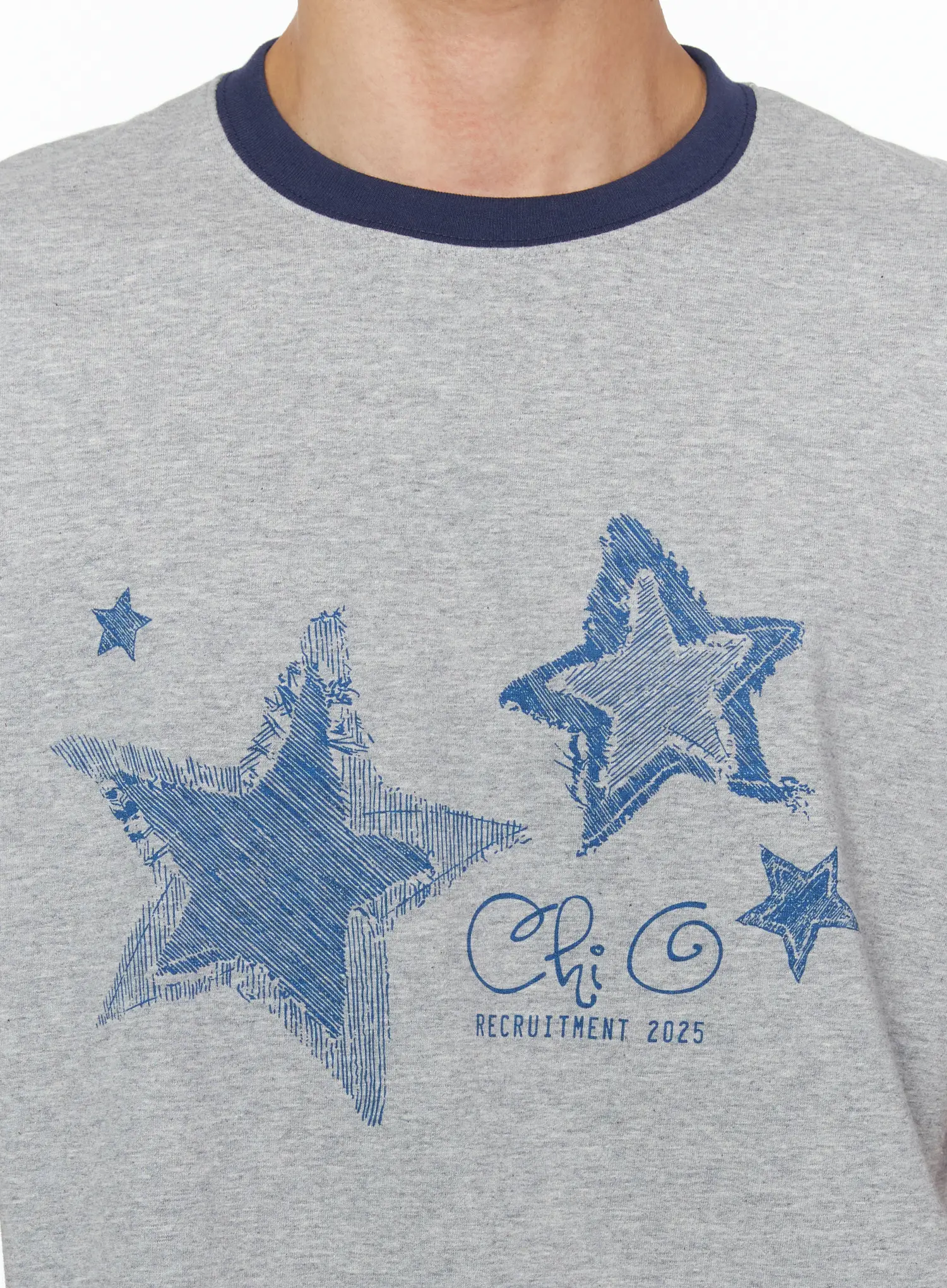 Men's Star Graphic Ringer Tee IU510 - Image 11