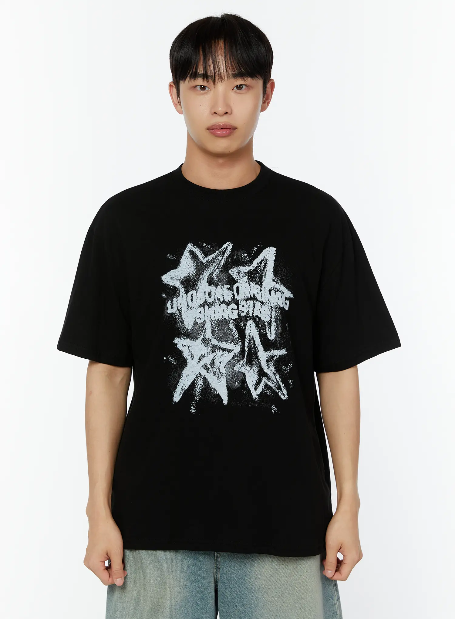 Men's Star Graphic Tee IU516 - Image 10
