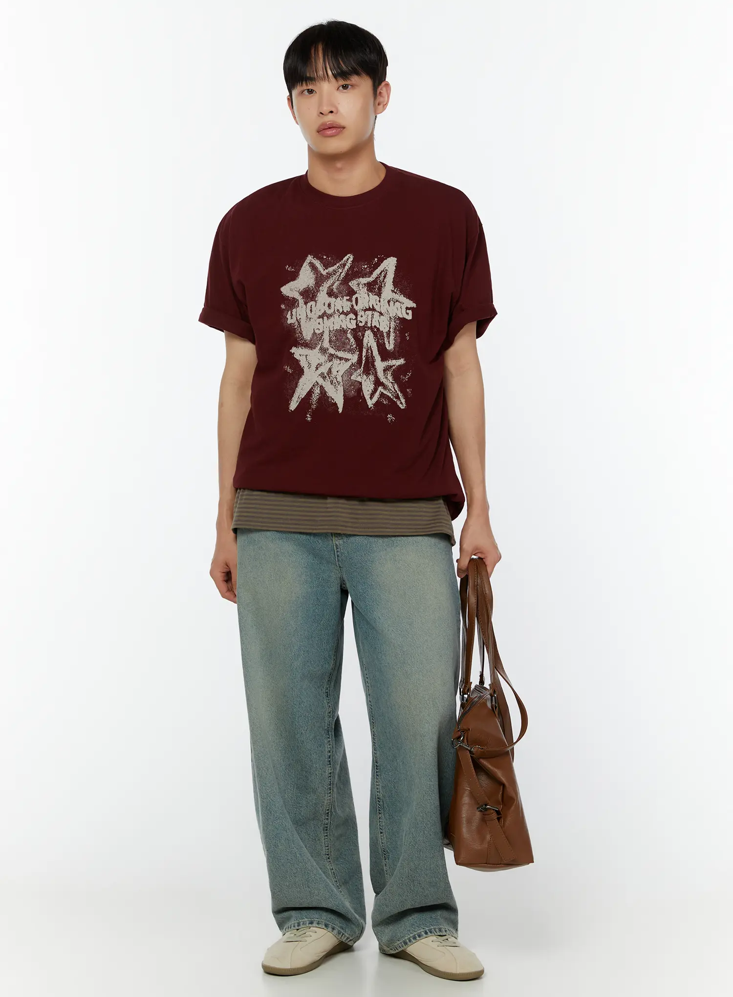Men's Star Graphic Tee IU516 - Image 6