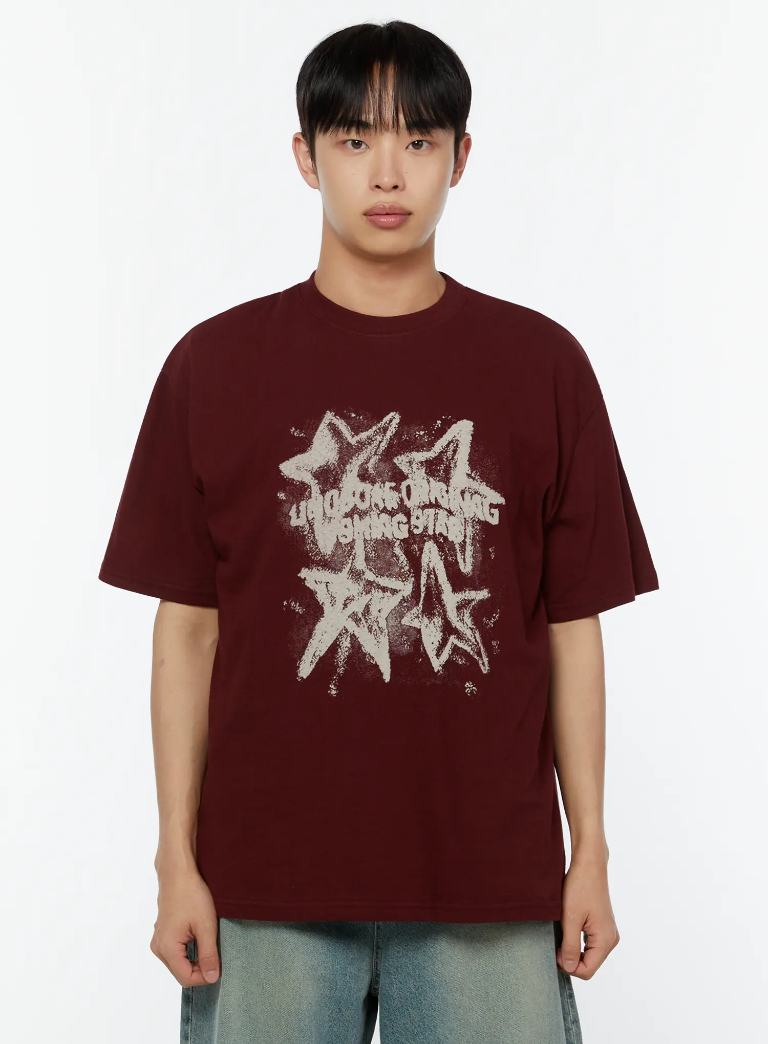 Men's Star Graphic Tee IU516 - Image 7