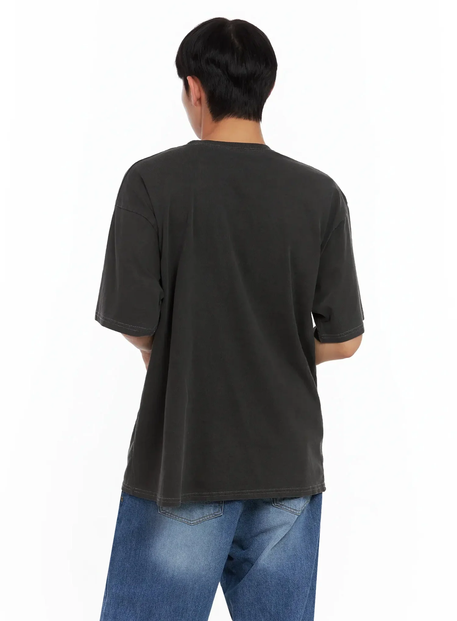 Men's Star Patch T-Shirt IL516 - Image 10