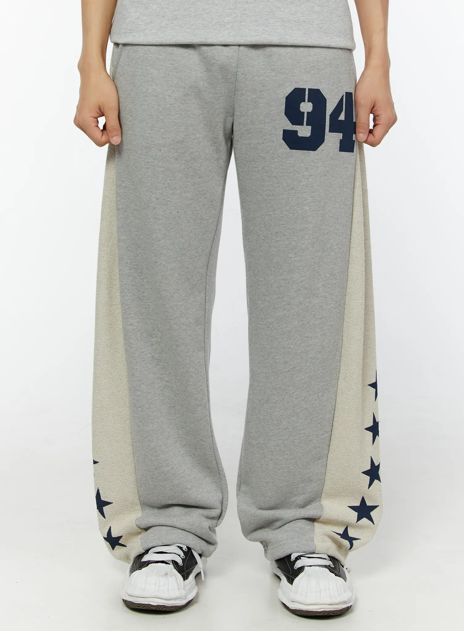 Men's Star String Sweatpants (Gray) IU518