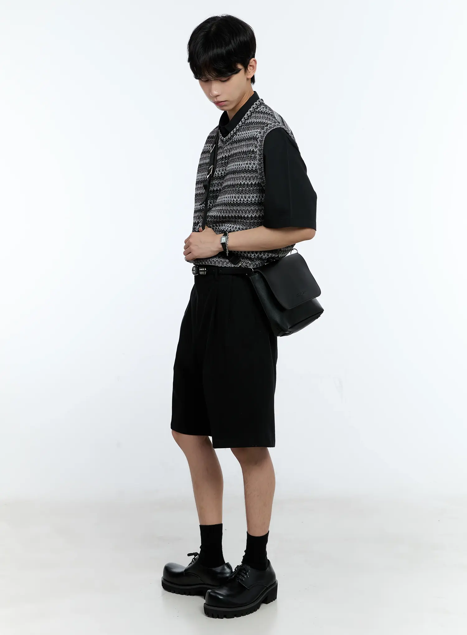 Men's Statement Ring Belt IG501 - Image 5