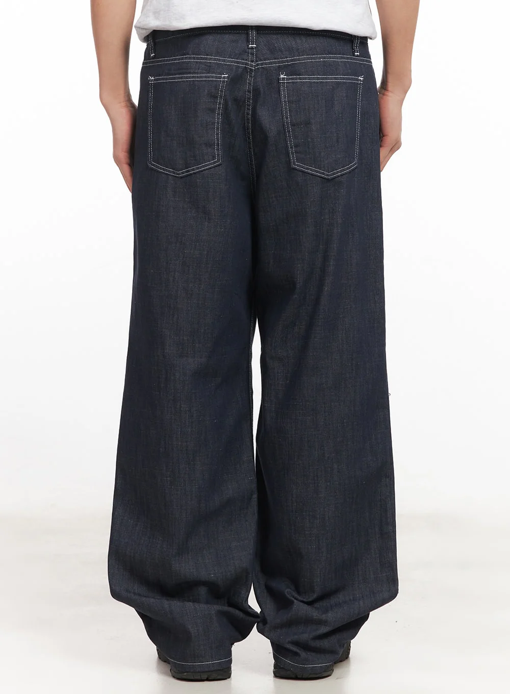 Men's Stitched Straight-Fit Jeans IA510 - Image 5