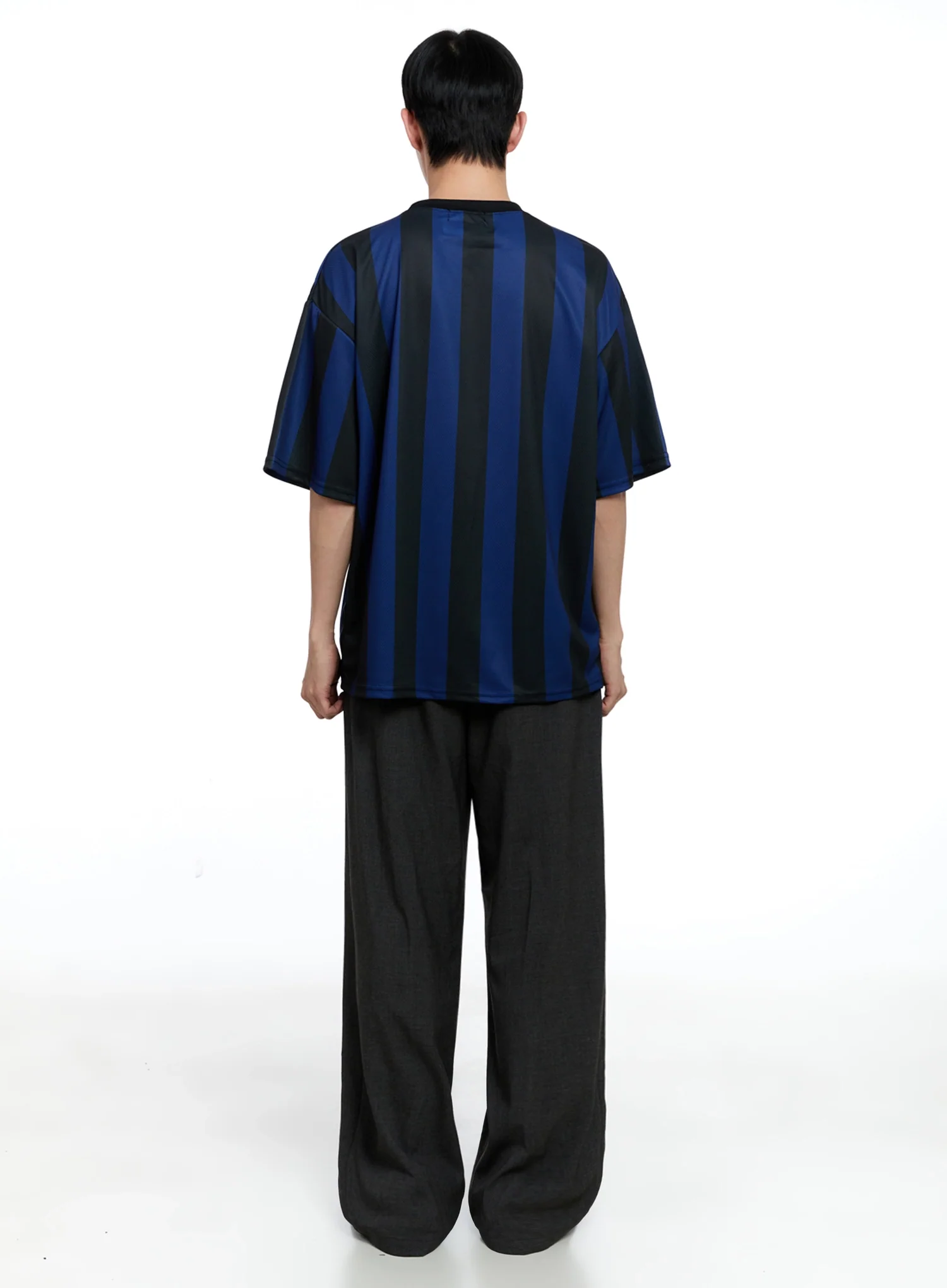 Men's Stripe Jersey Tee IG520 - Image 13