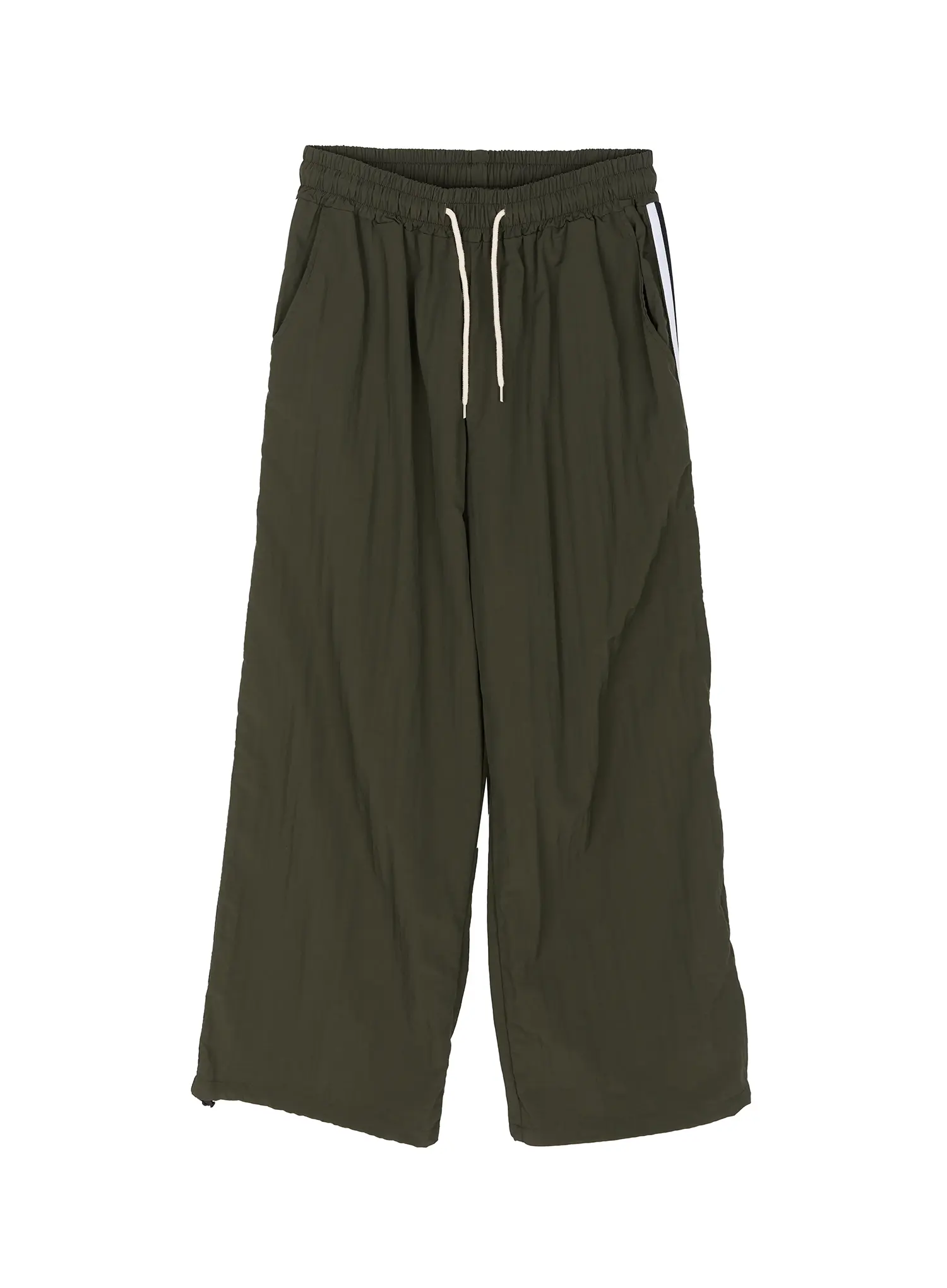 Men's Stripe Track Pants (Dark Green) IU518 - Image 12