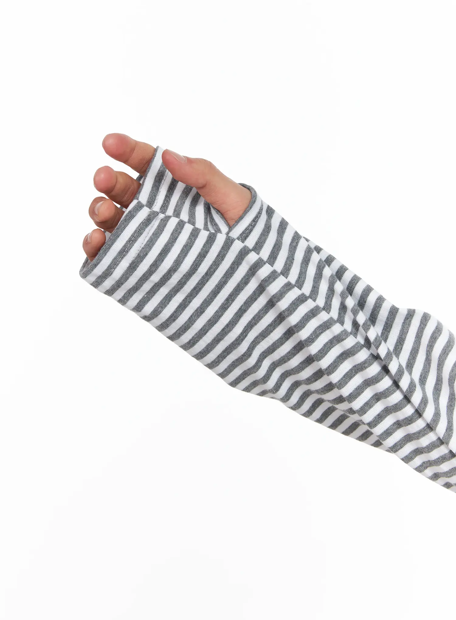 Men's Striped Graphic Hoodie IM516 - Image 14